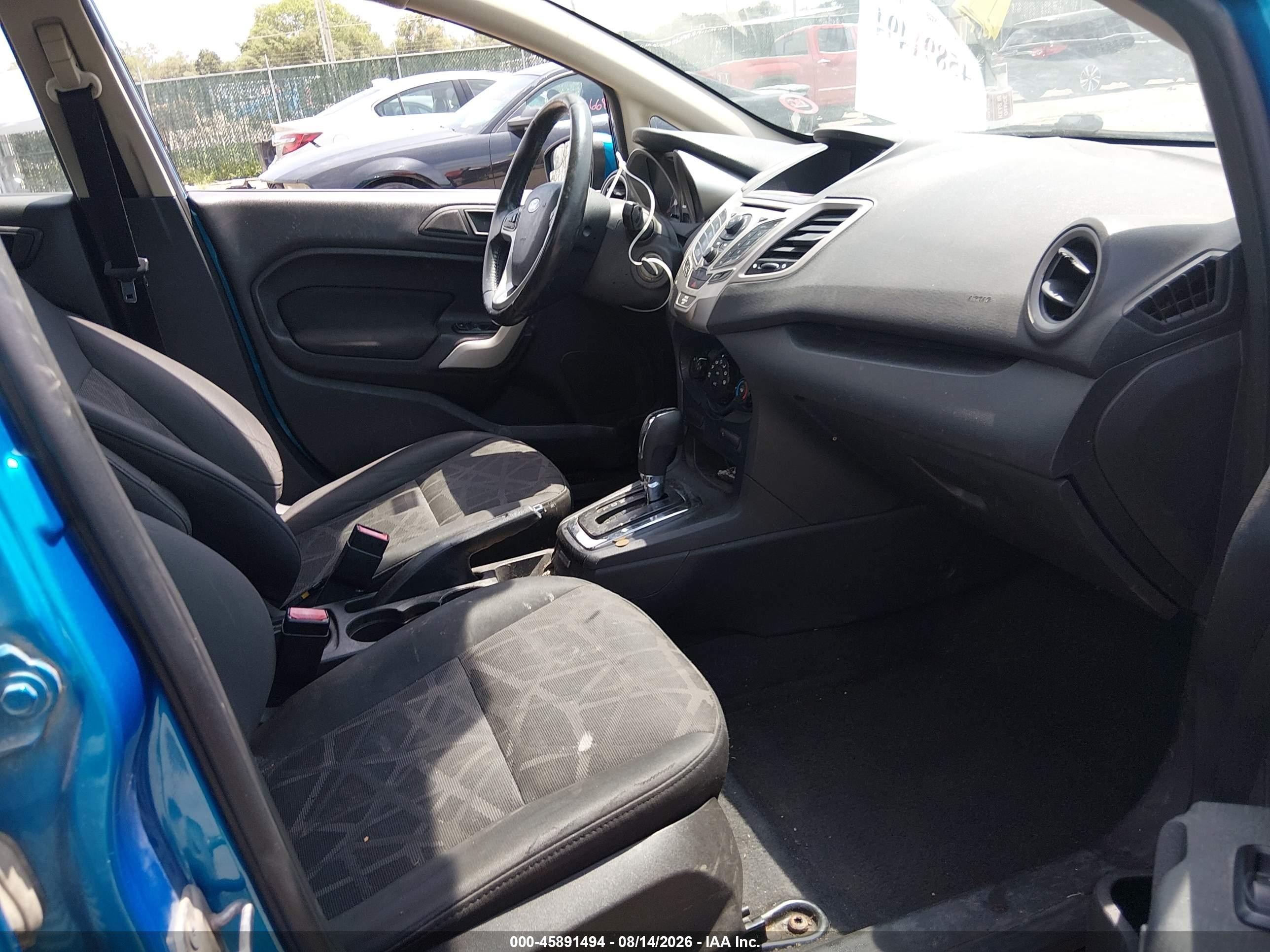 2012 Ford Fiesta Sel Blue vin: 3FADP4CJ1CM219713