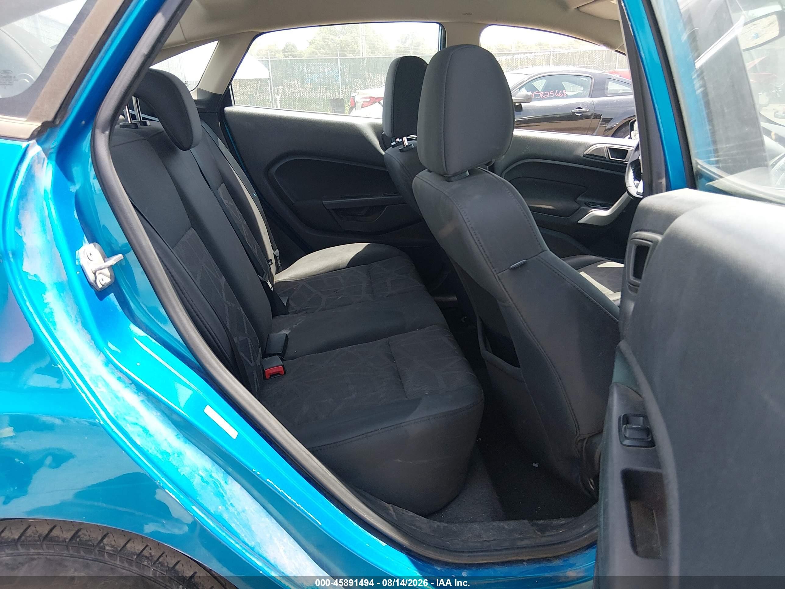 2012 Ford Fiesta Sel Blue vin: 3FADP4CJ1CM219713