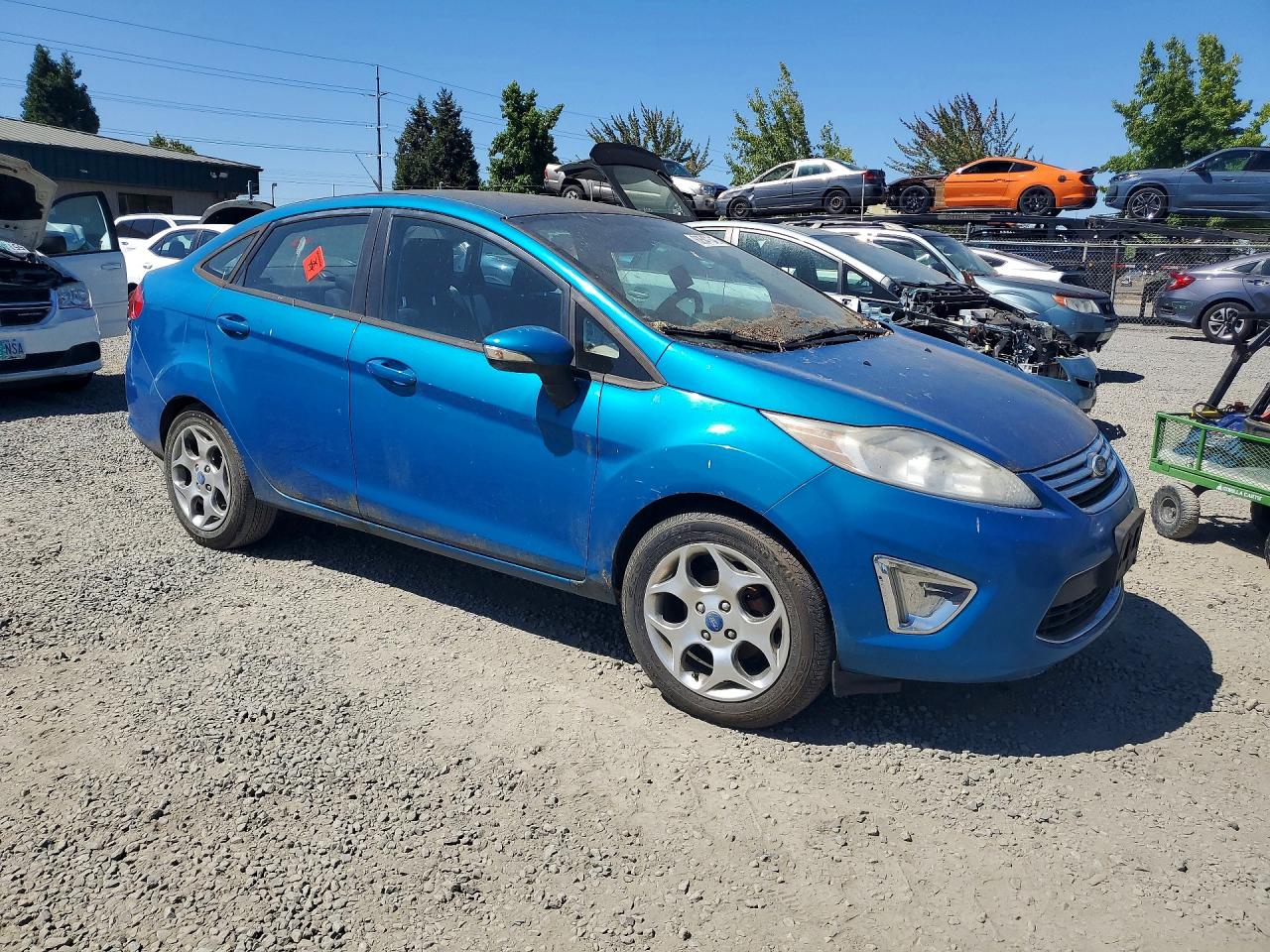 2012 Ford Fiesta Blue vin: 3FADP4CJ2CM112170