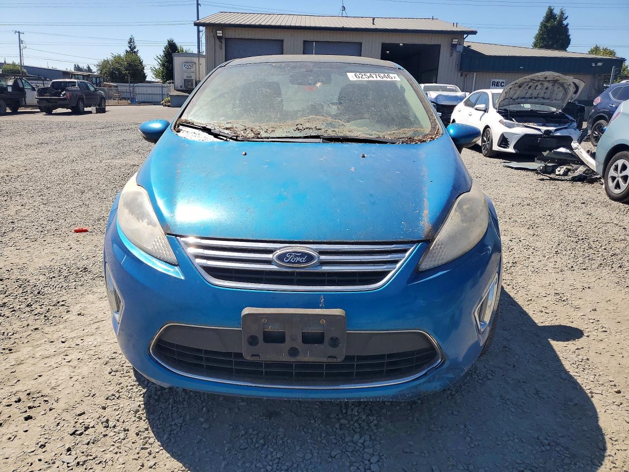 2012 Ford Fiesta Blue vin: 3FADP4CJ2CM112170