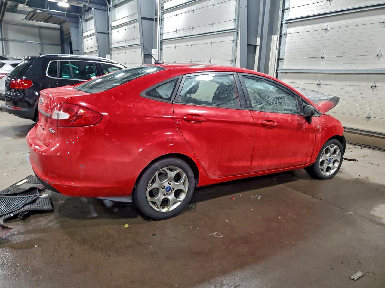 2012 Ford Fiesta Sel Red vin: 3FADP4CJ3CM106958