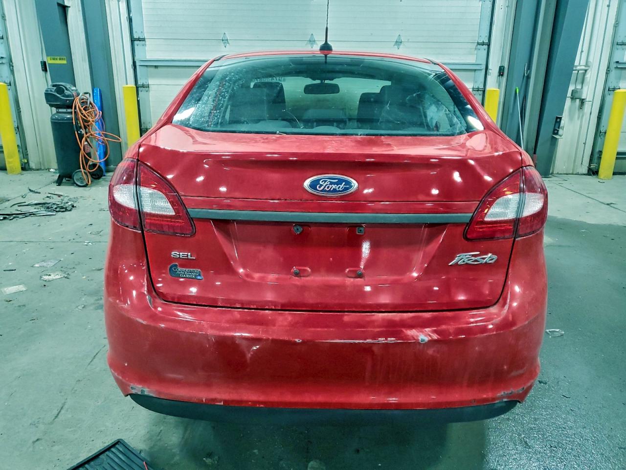 2012 Ford Fiesta Sel Red vin: 3FADP4CJ3CM106958