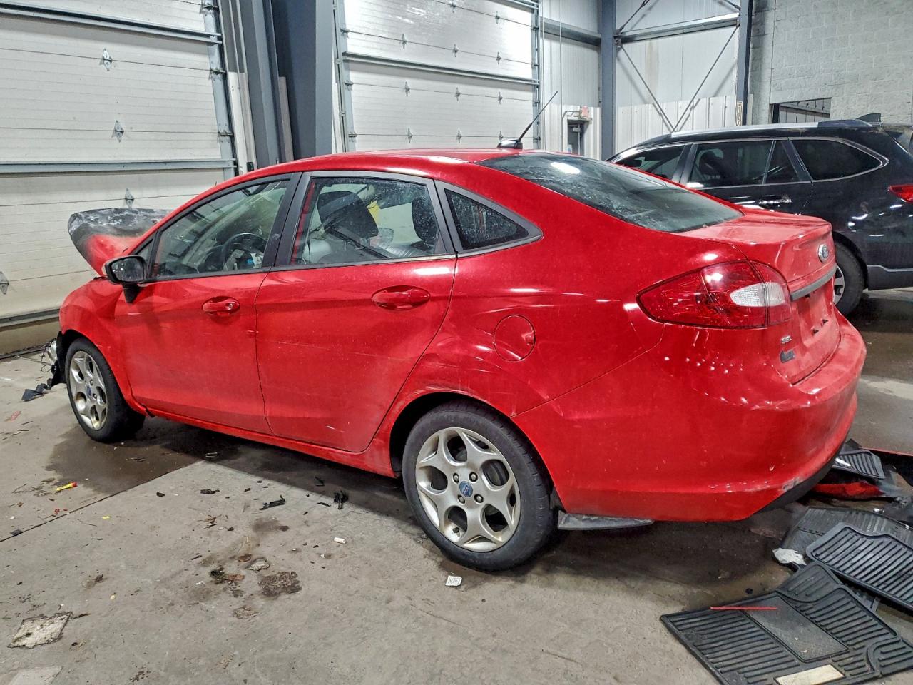 2012 Ford Fiesta Sel Red vin: 3FADP4CJ3CM106958