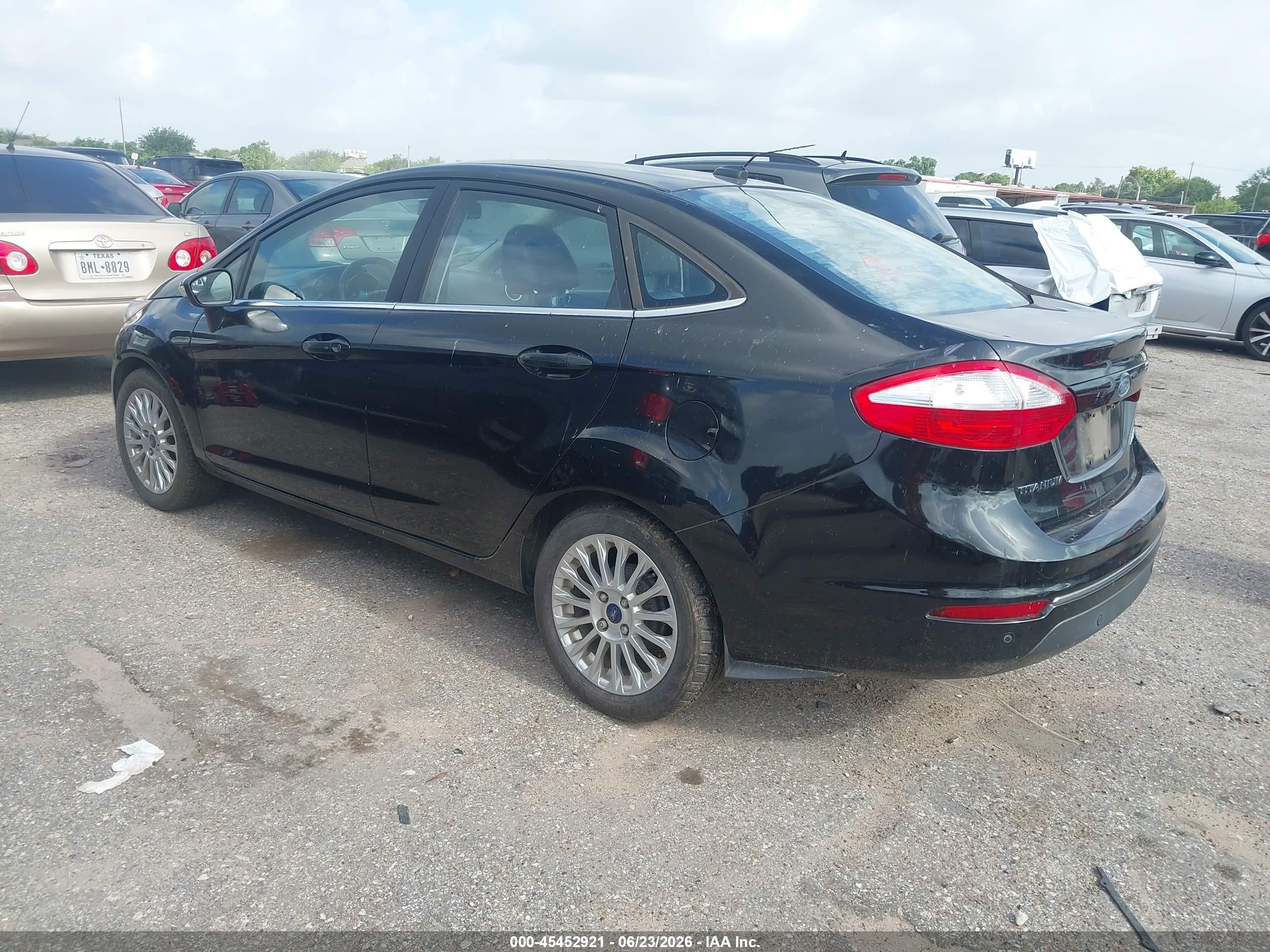 2014 Ford Fiesta Titanium Black vin: 3FADP4CJ3EM190413