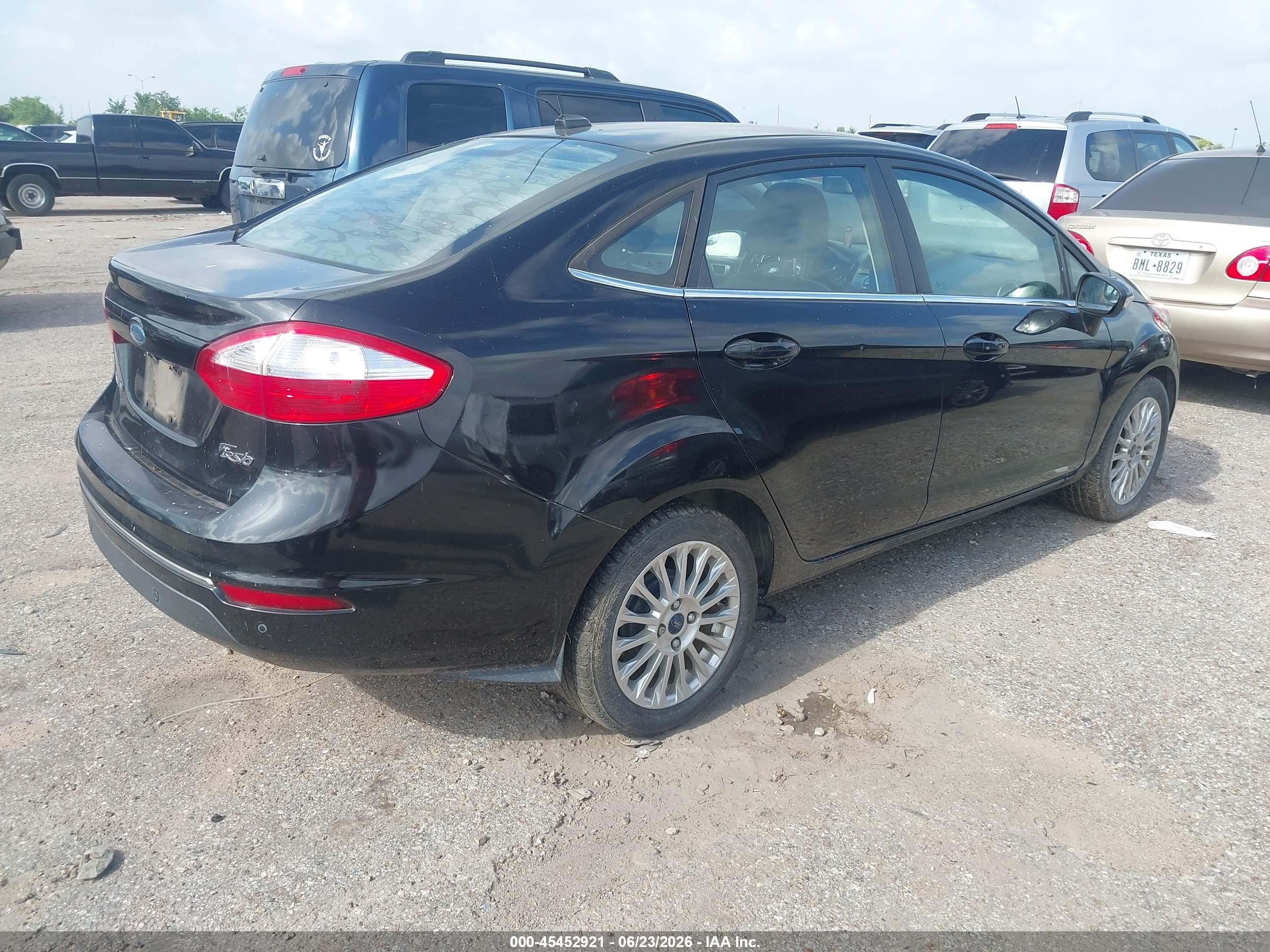 2014 Ford Fiesta Titanium Black vin: 3FADP4CJ3EM190413