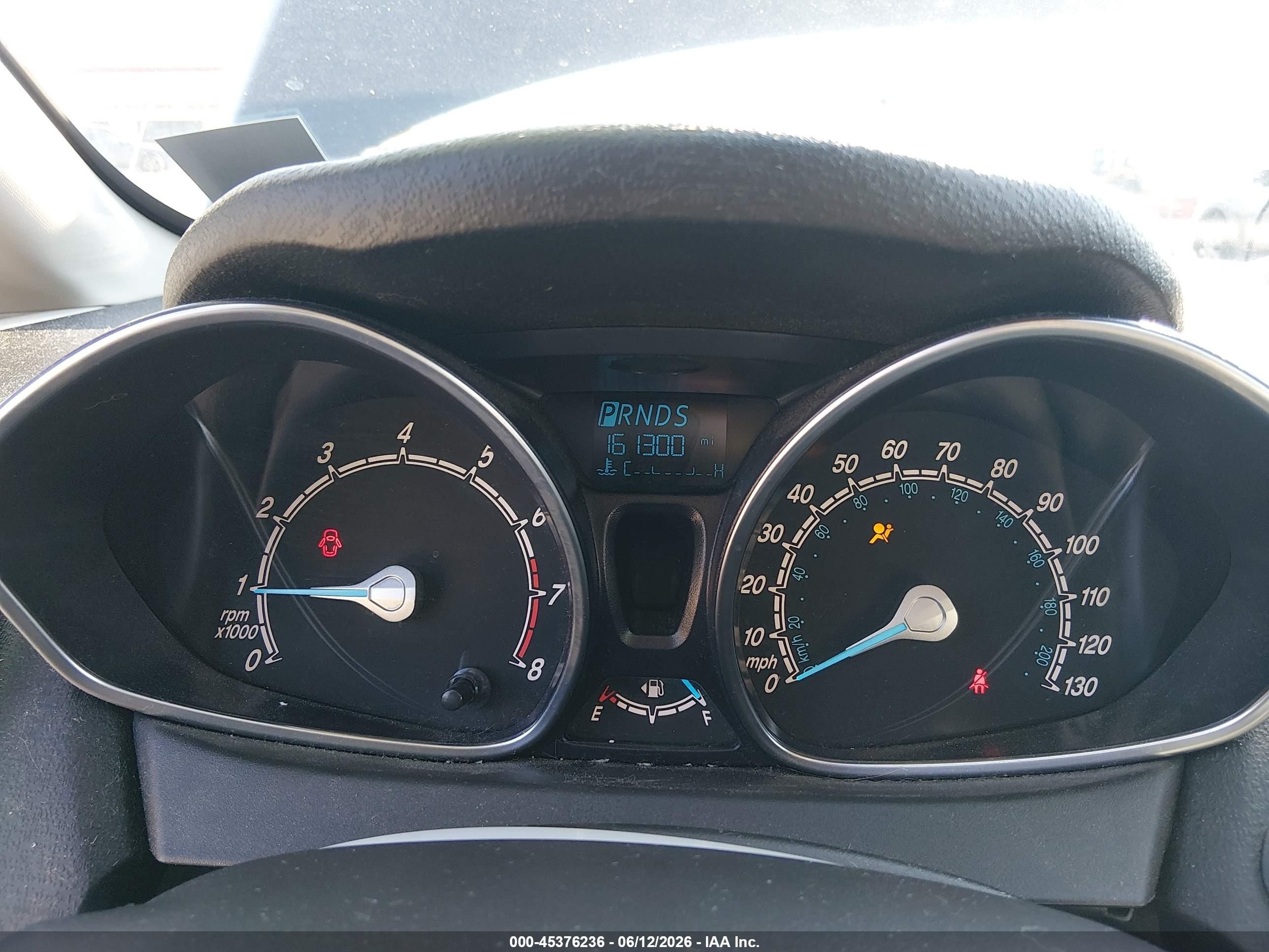 2015 Ford Fiesta Titanium Серый vin: 3FADP4CJ3FM200522
