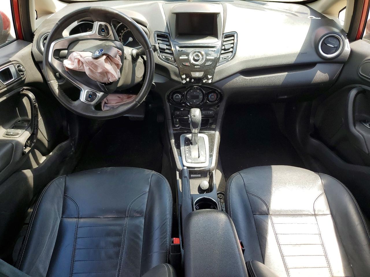 2016 Ford Fiesta Titanium Red vin: 3FADP4CJ3GM167961