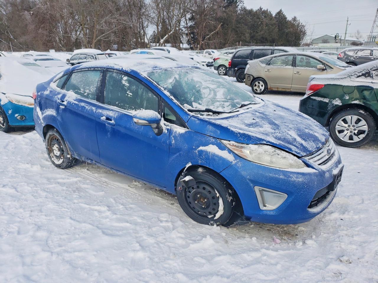 2011 Ford Fiesta Sel Blue vin: 3FADP4CJ4BM120575