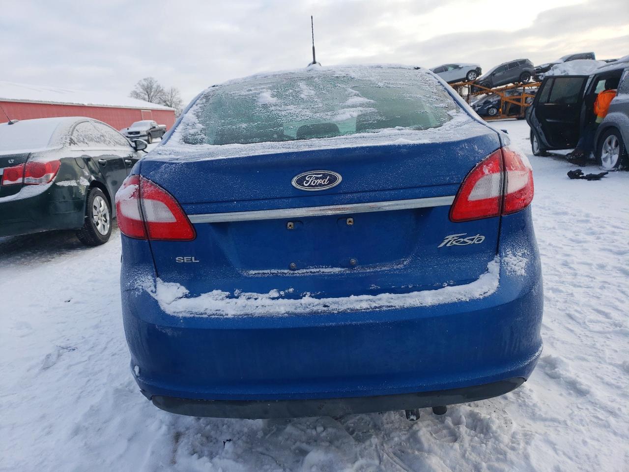 2011 Ford Fiesta Sel Blue vin: 3FADP4CJ4BM120575