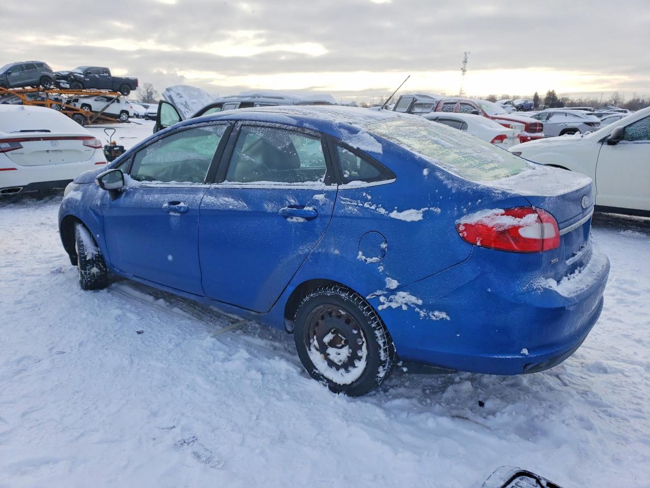 2011 Ford Fiesta Sel Blue vin: 3FADP4CJ4BM120575