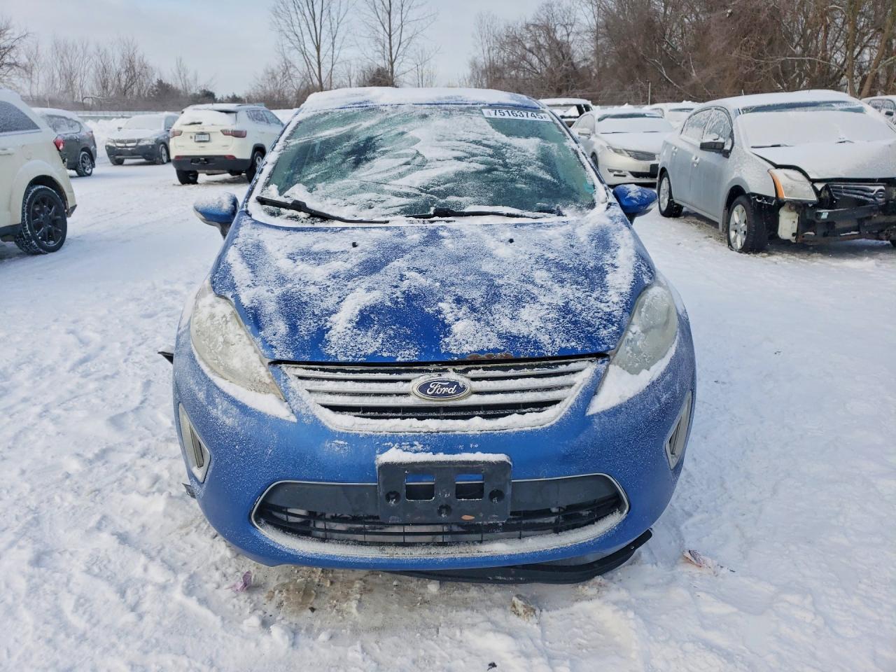 2011 Ford Fiesta Sel Blue vin: 3FADP4CJ4BM120575