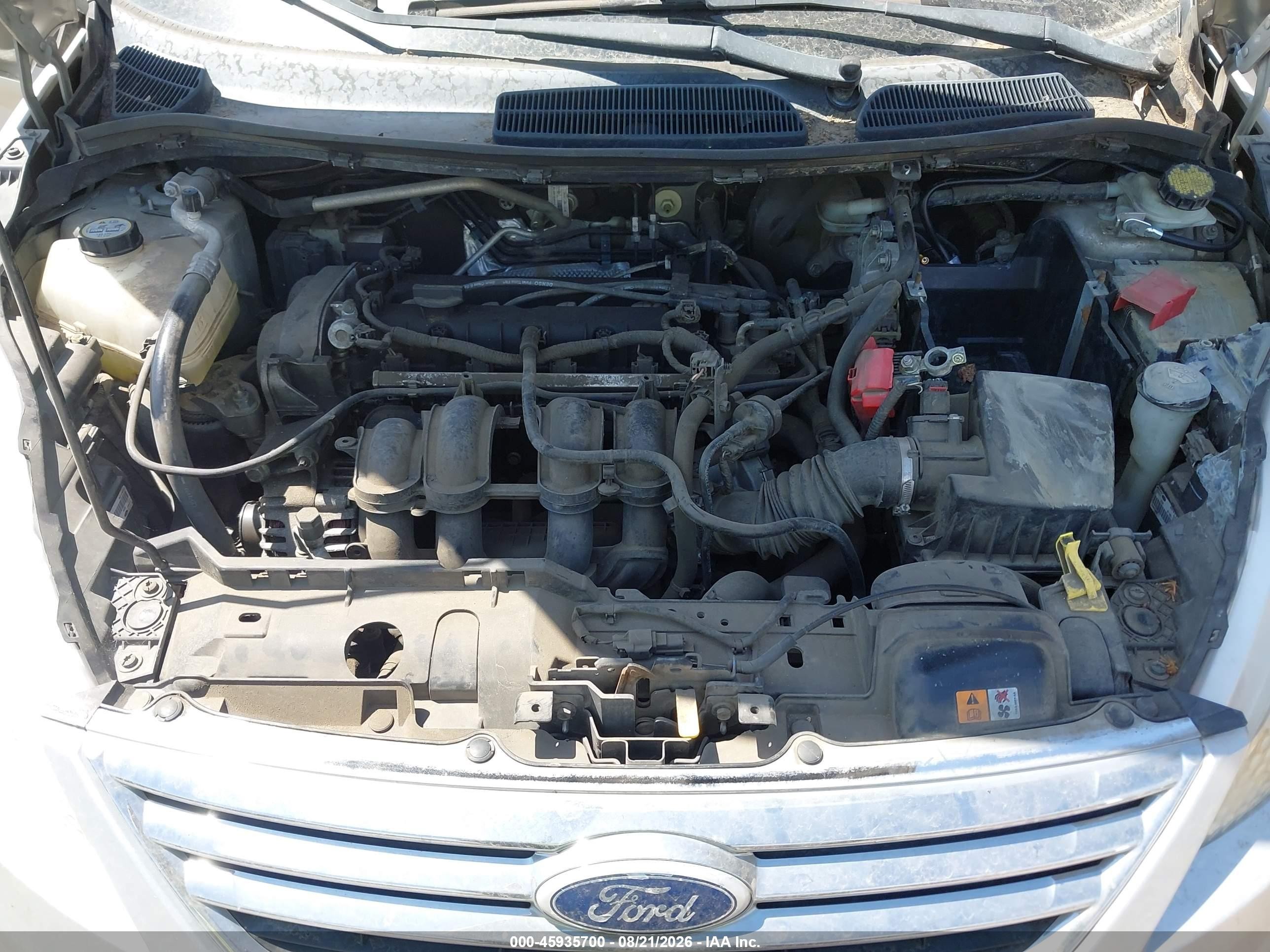 2011 Ford Fiesta Sel Серебряный vin: 3FADP4CJ5BM114543