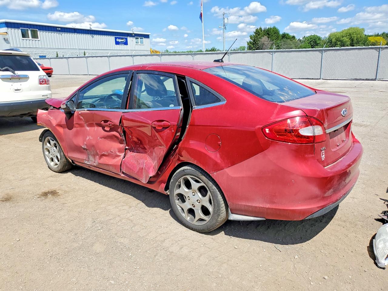 2011 Ford Fiesta Sel Красный vin: 3FADP4CJ5BM123422