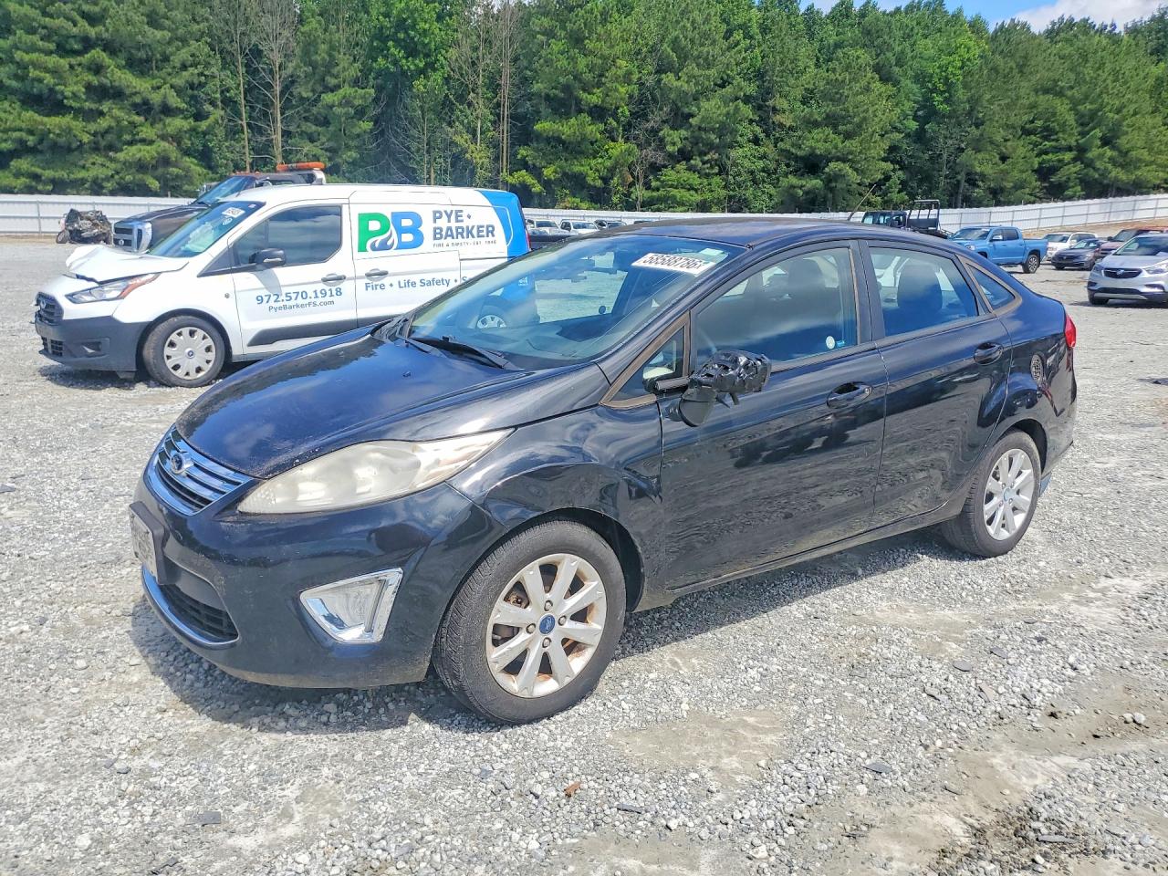 2012 Ford Fiesta Sel Black vin: 3FADP4CJ5CM208293