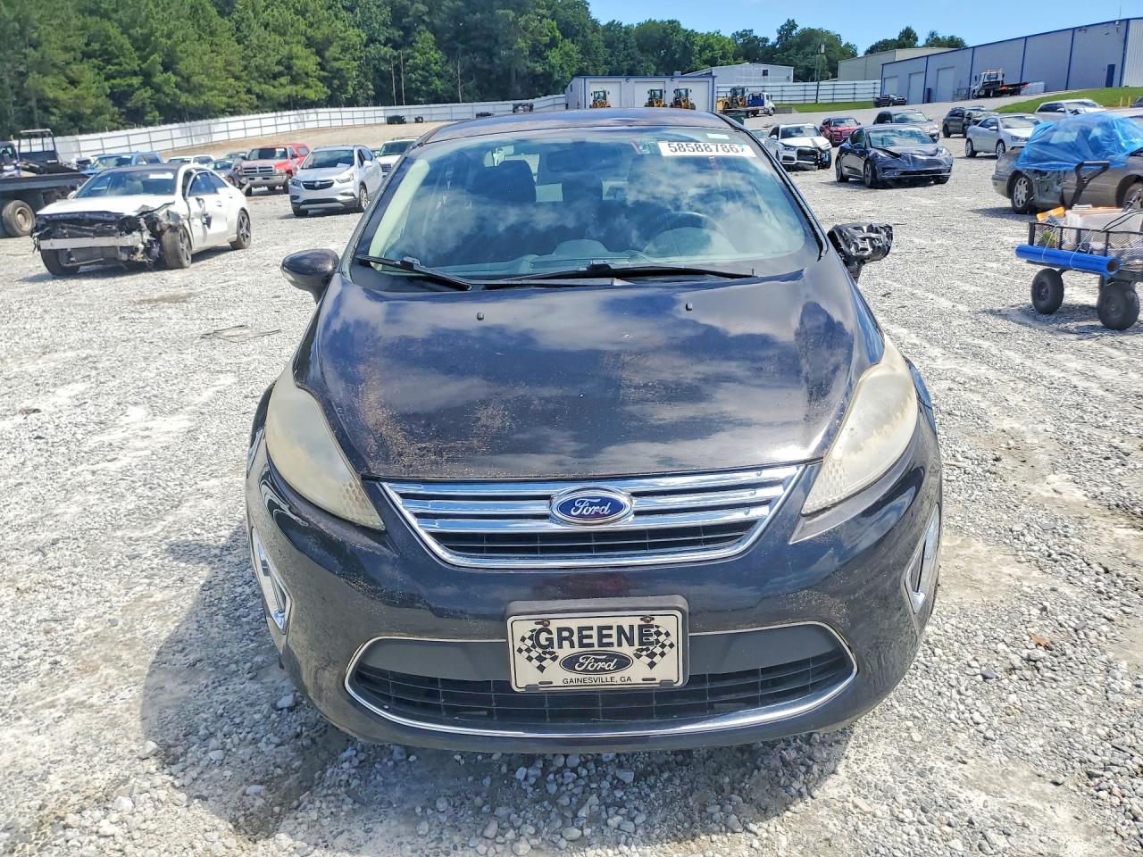 2012 Ford Fiesta Sel Black vin: 3FADP4CJ5CM208293