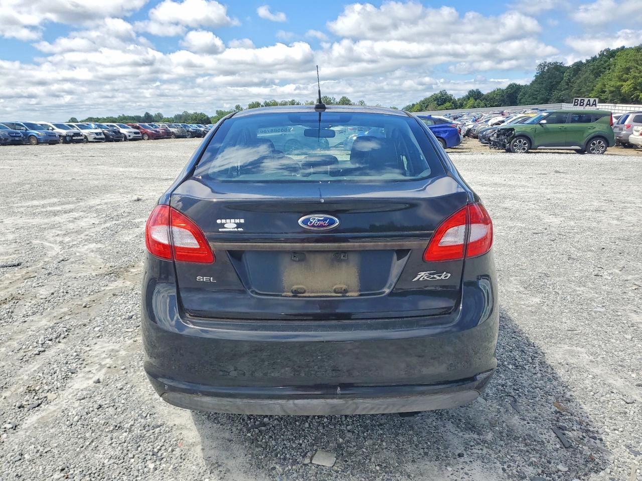 2012 Ford Fiesta Sel Black vin: 3FADP4CJ5CM208293