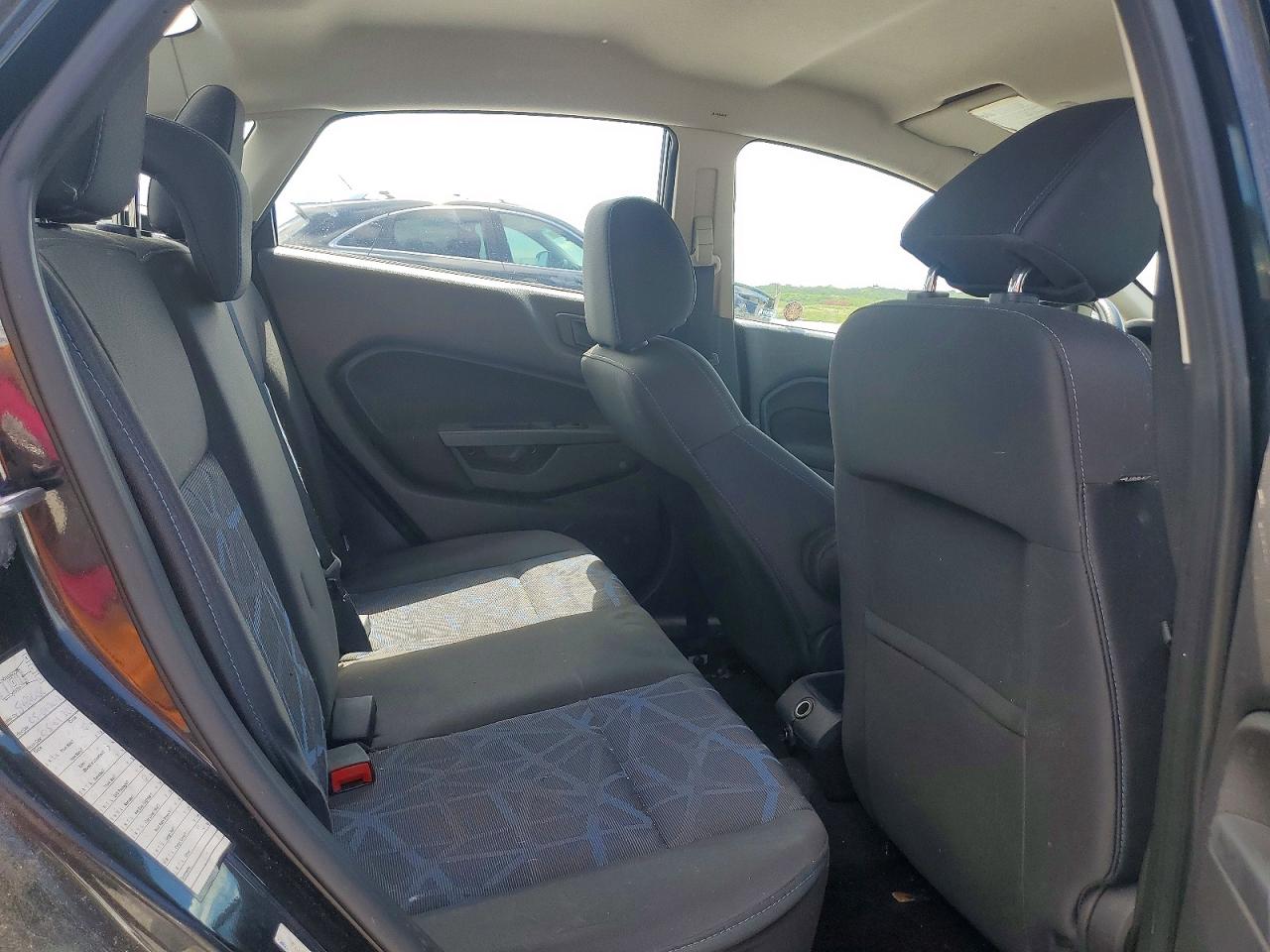 2012 Ford Fiesta Sel Black vin: 3FADP4CJ5CM208293