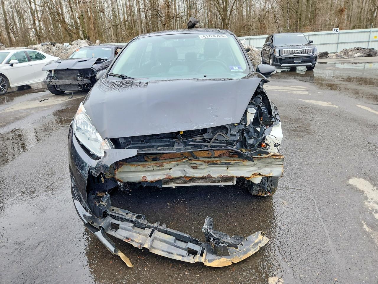 2017 Ford Fiesta Titanium Black vin: 3FADP4CJ5HM158616
