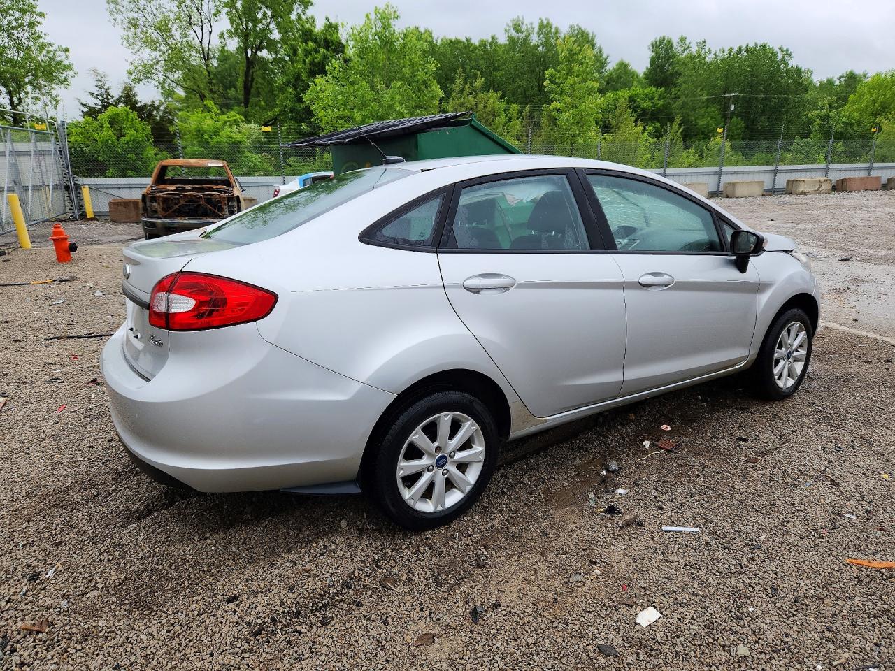 2012 Ford Fiesta Sel Silver vin: 3FADP4CJ6CM208304