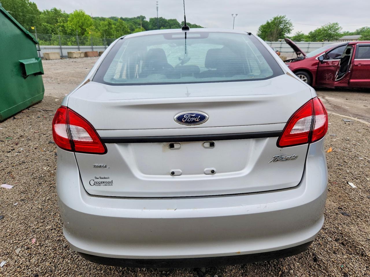 2012 Ford Fiesta Sel Silver vin: 3FADP4CJ6CM208304