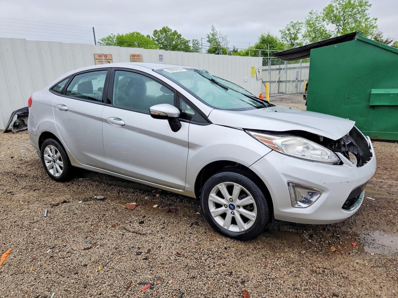 2012 Ford Fiesta Sel Silver vin: 3FADP4CJ6CM208304