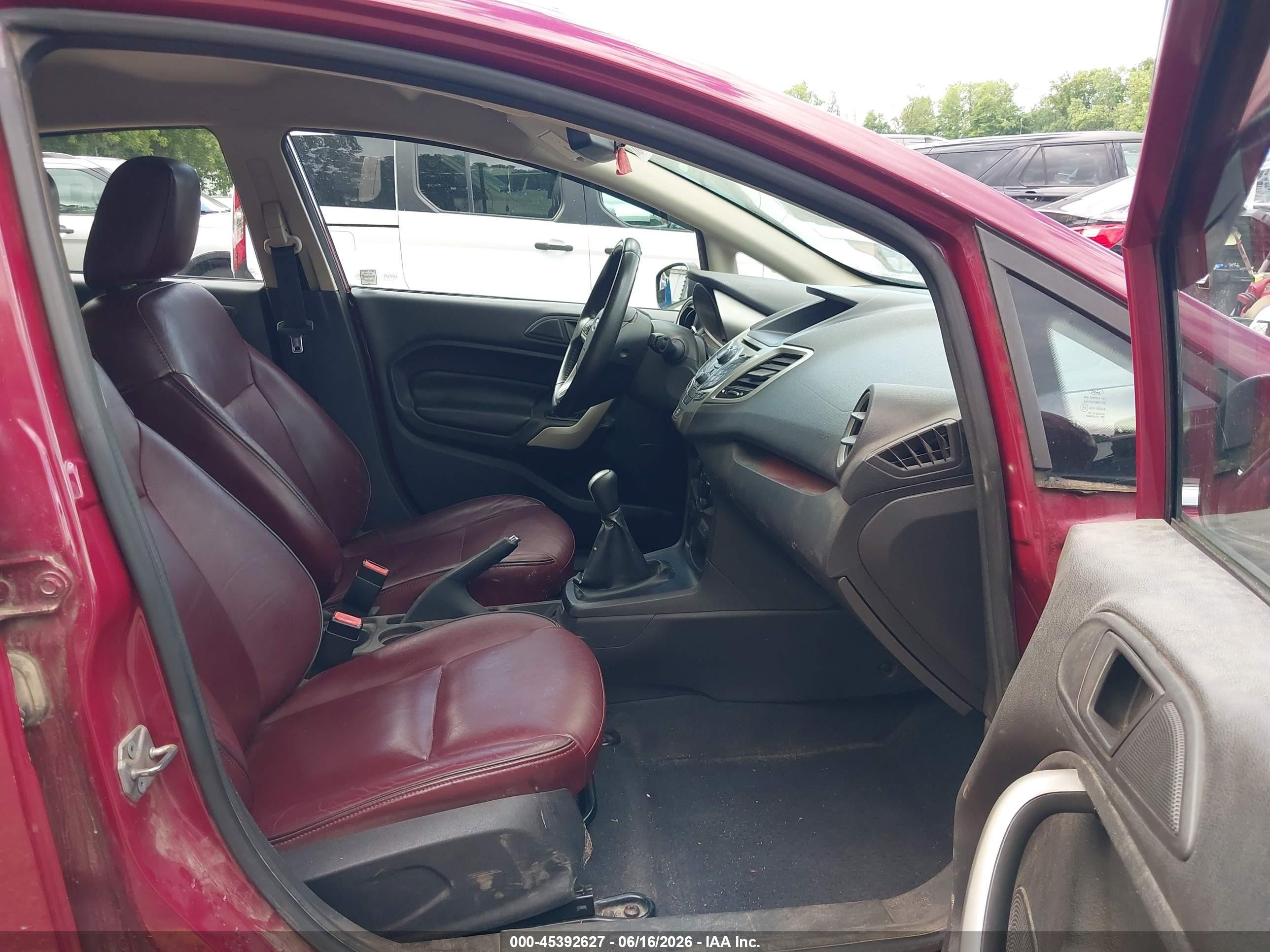 2011 Ford Fiesta Sel Pink vin: 3FADP4CJ7BM100708
