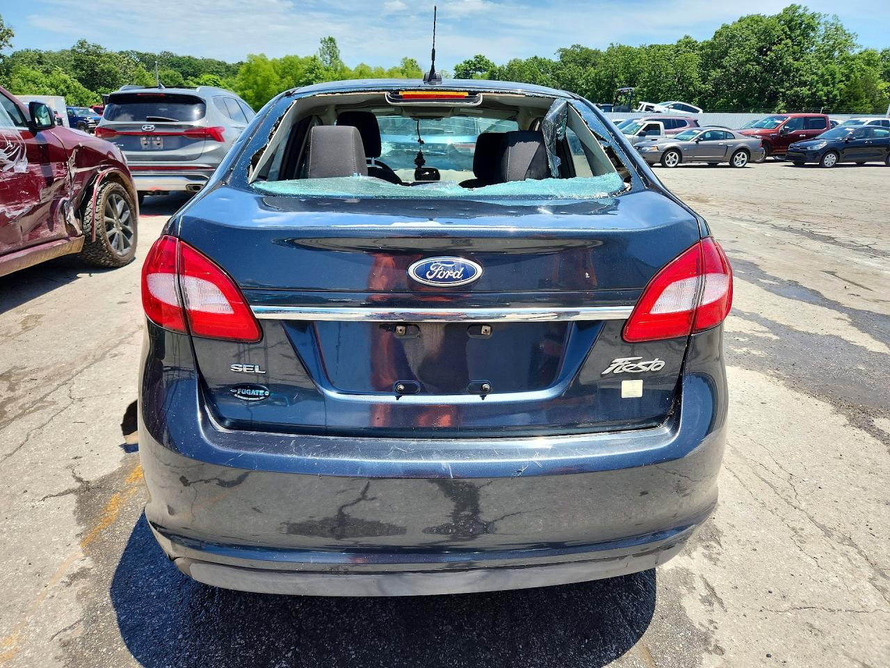 2011 Ford Fiesta Sel Gray vin: 3FADP4CJ7BM125124