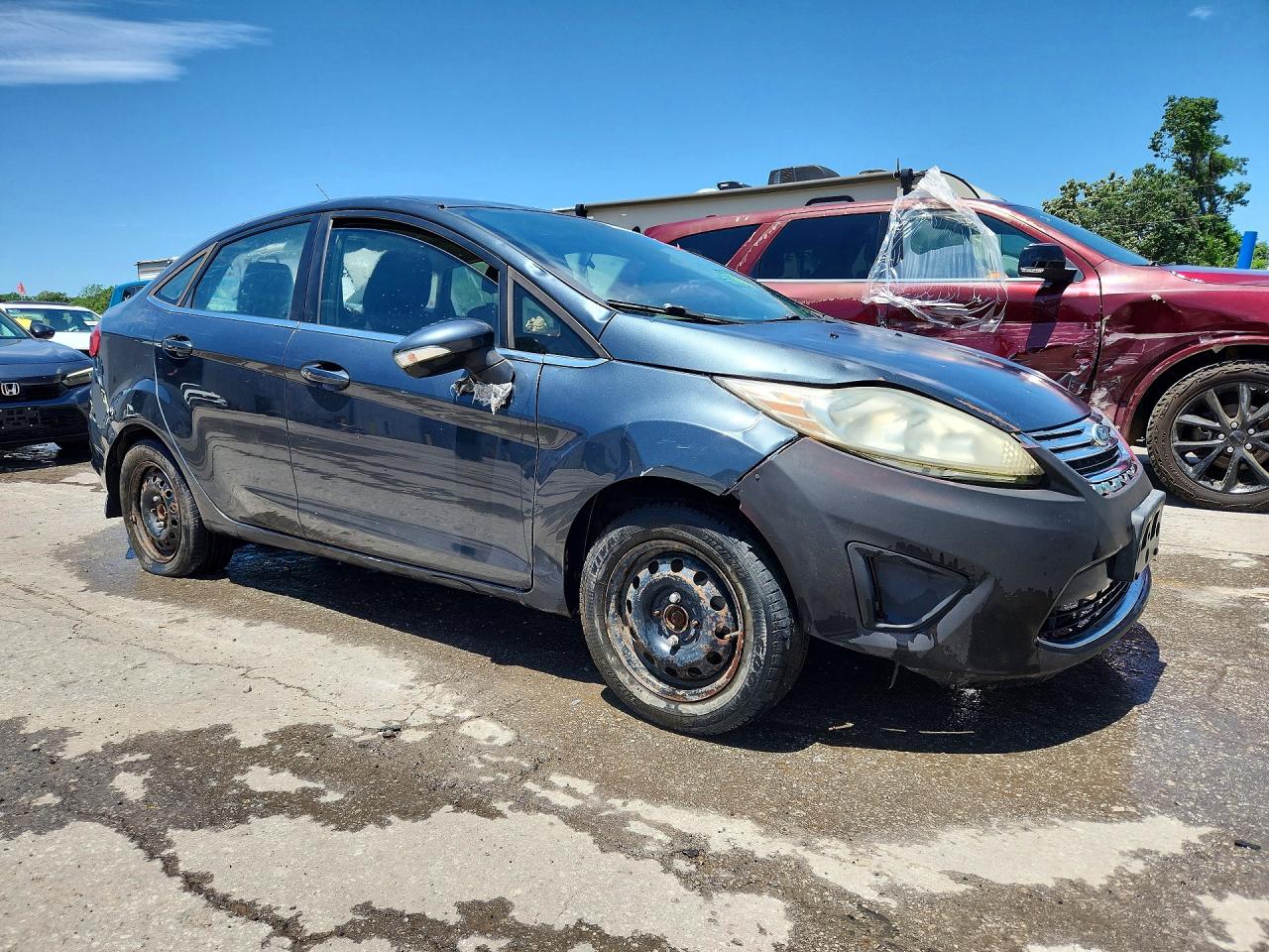 2011 Ford Fiesta Sel Gray vin: 3FADP4CJ7BM125124