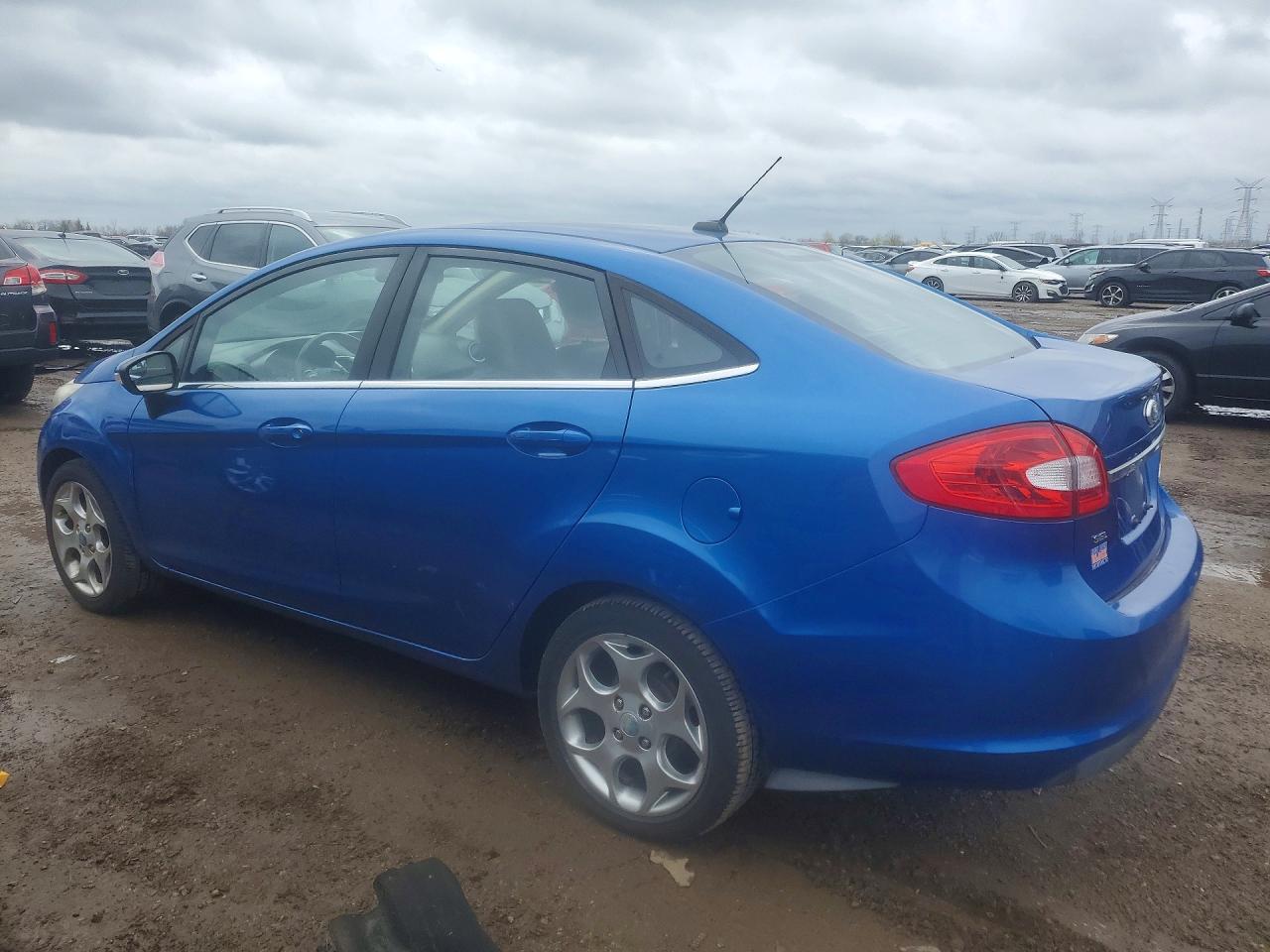 2011 Ford Fiesta Sel Синий vin: 3FADP4CJ7BM156390