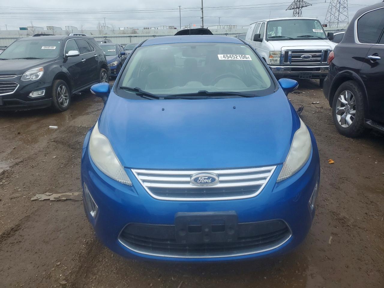 2011 Ford Fiesta Sel Синий vin: 3FADP4CJ7BM156390