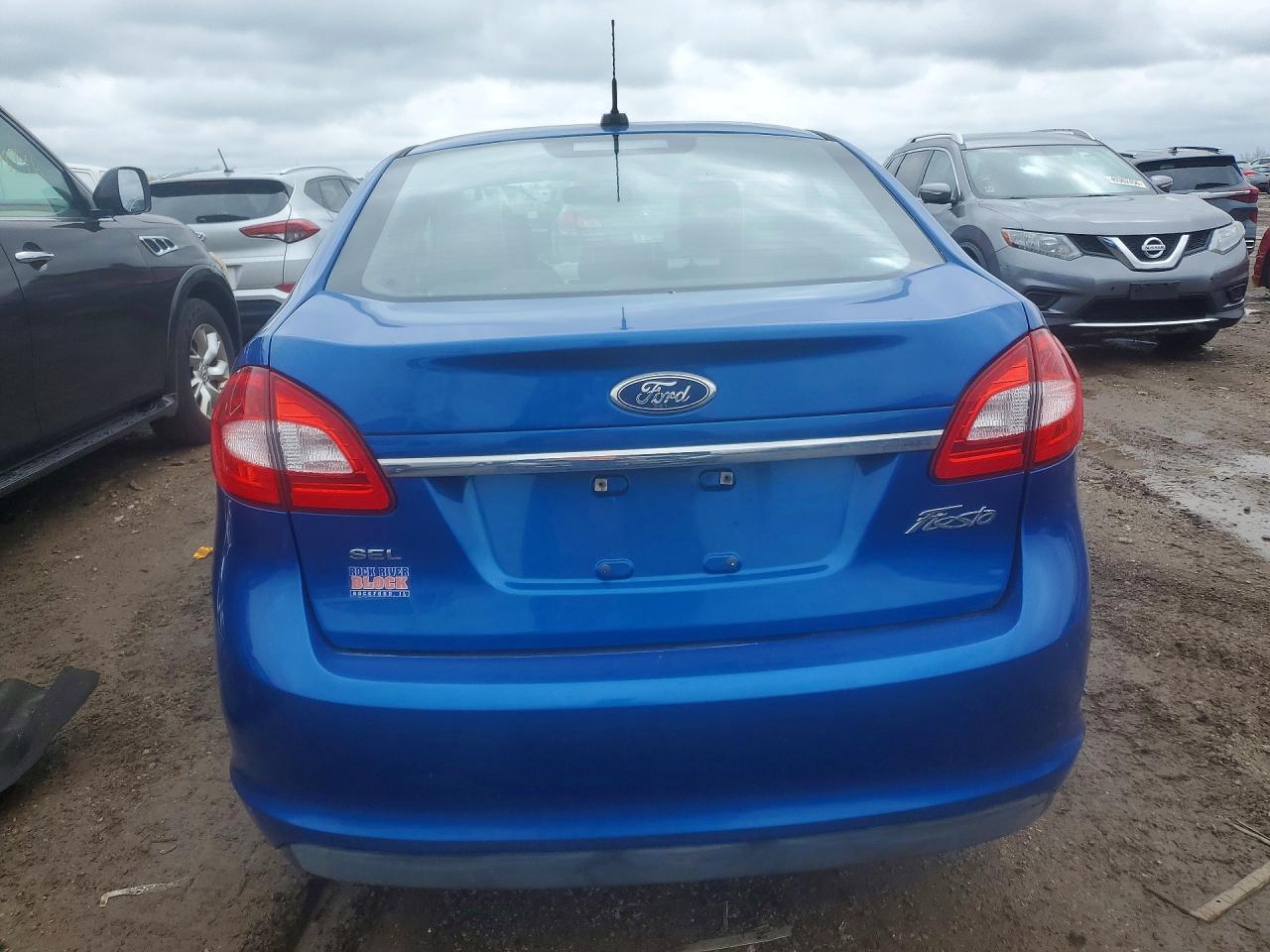 2011 Ford Fiesta Sel Синий vin: 3FADP4CJ7BM156390