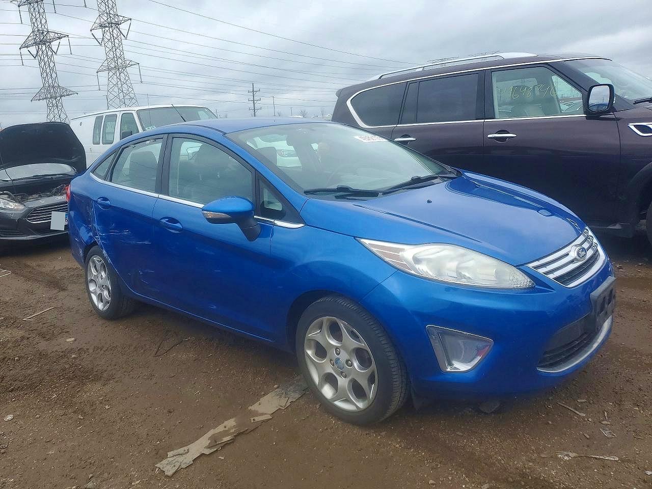 2011 Ford Fiesta Sel Синий vin: 3FADP4CJ7BM156390