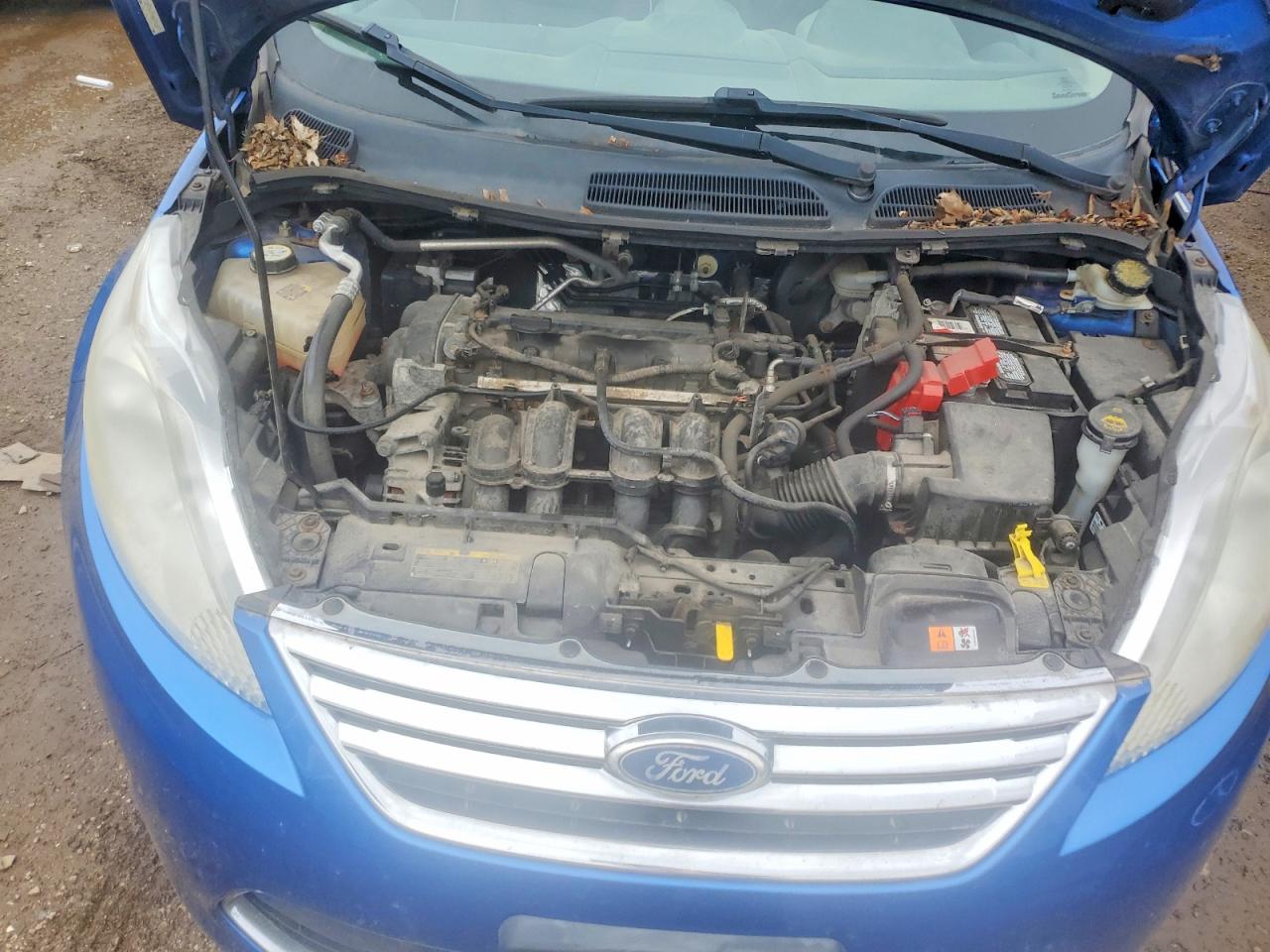 2011 Ford Fiesta Sel Синий vin: 3FADP4CJ7BM156390