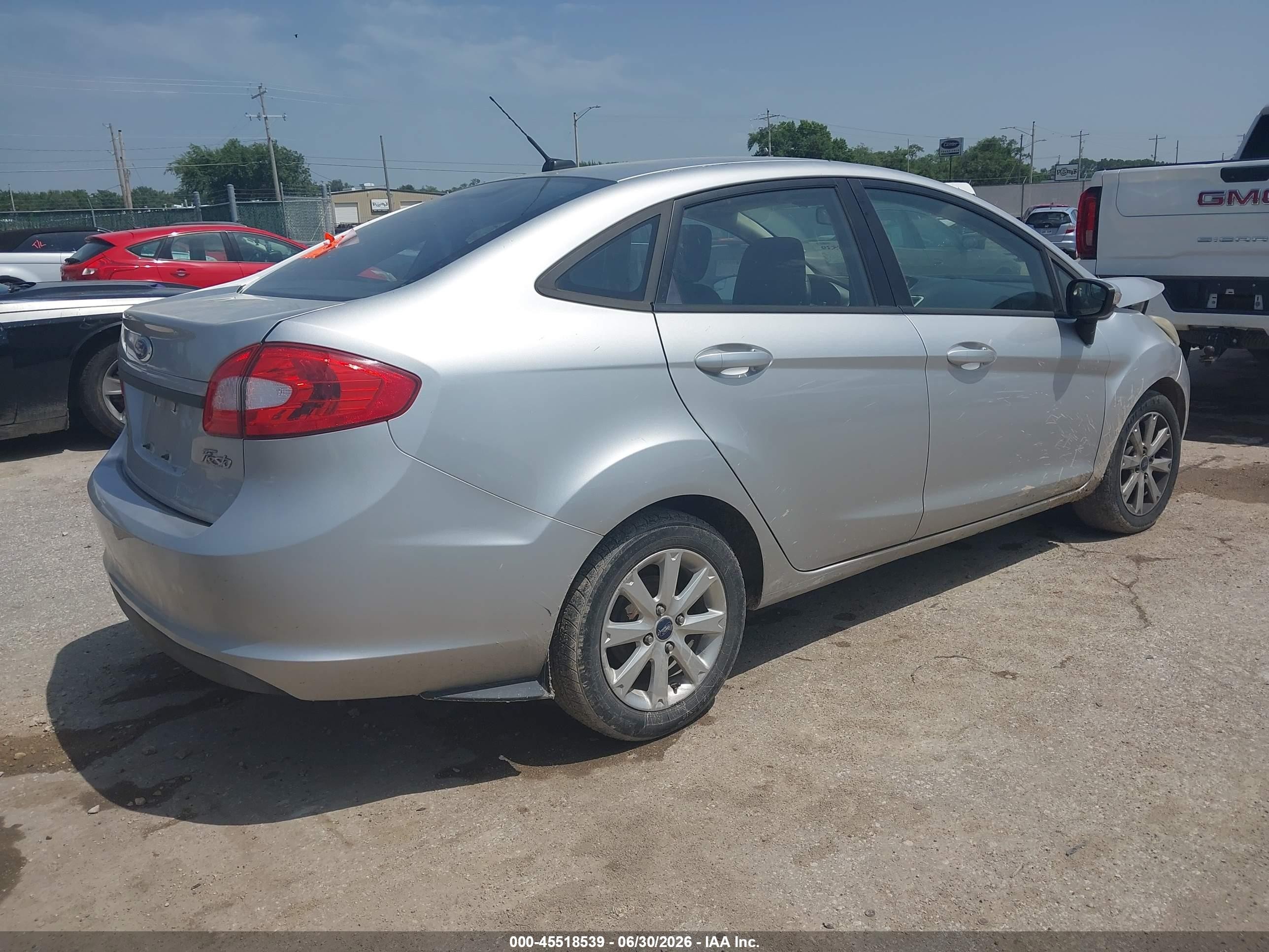 2011 Ford Fiesta Sel Silver vin: 3FADP4CJ7BM173299
