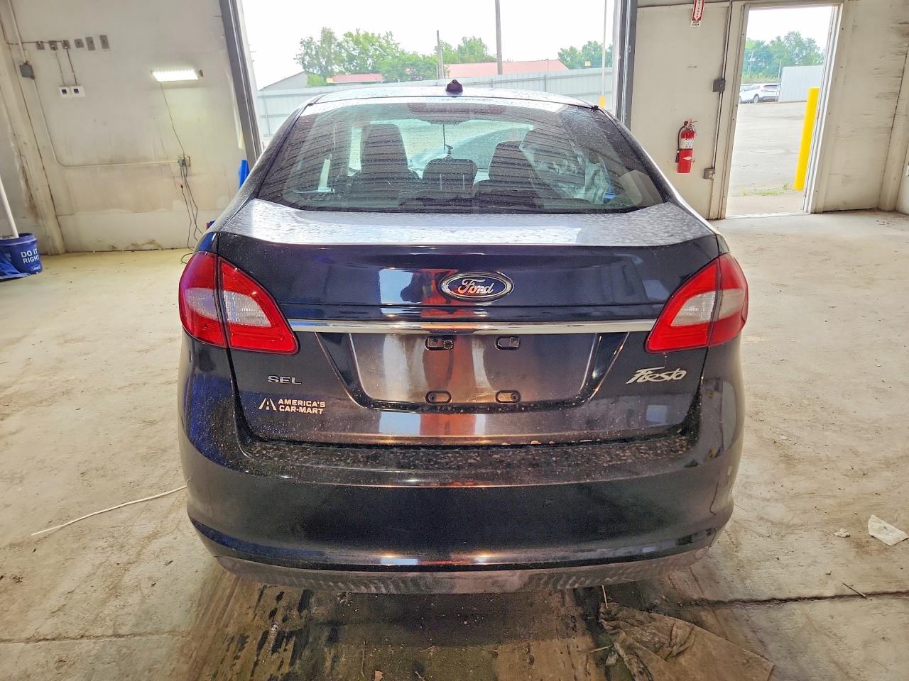 2011 Ford Fiesta Black vin: 3FADP4CJ7BM206947