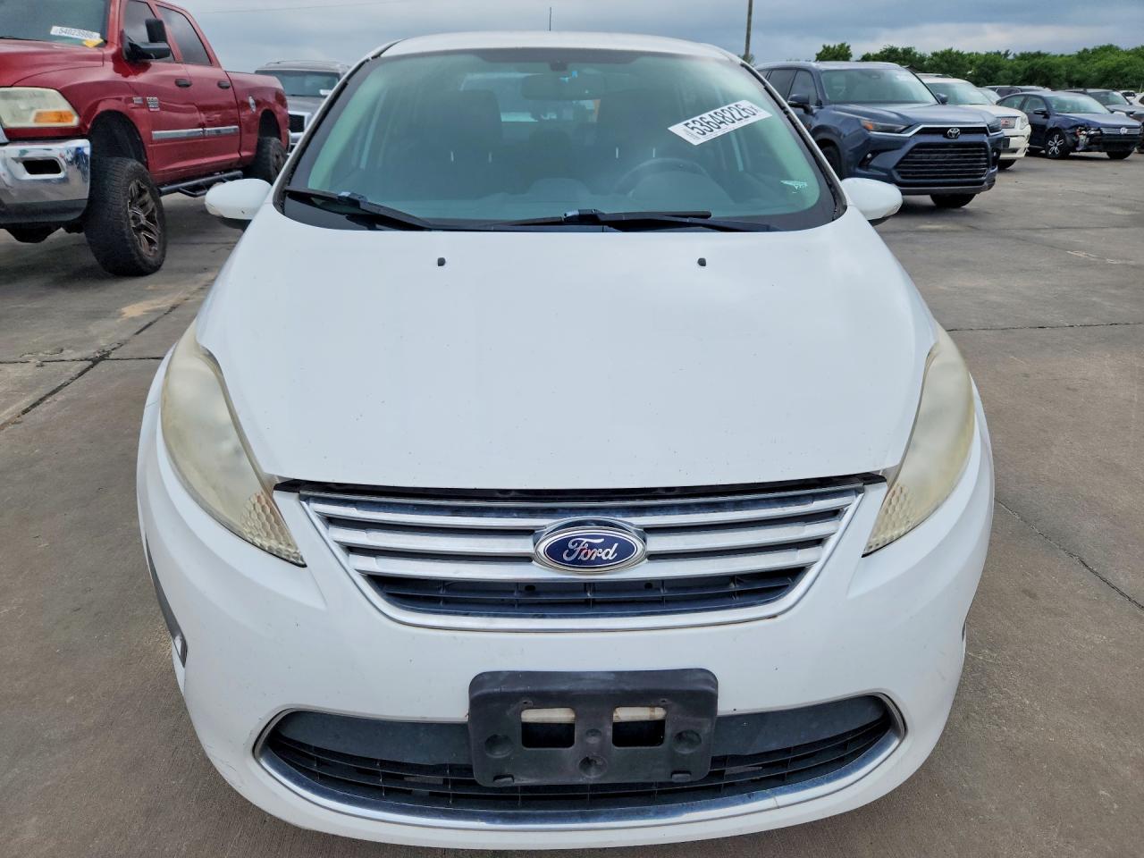 2012 Ford Fiesta Sel White vin: 3FADP4CJ7CM150610