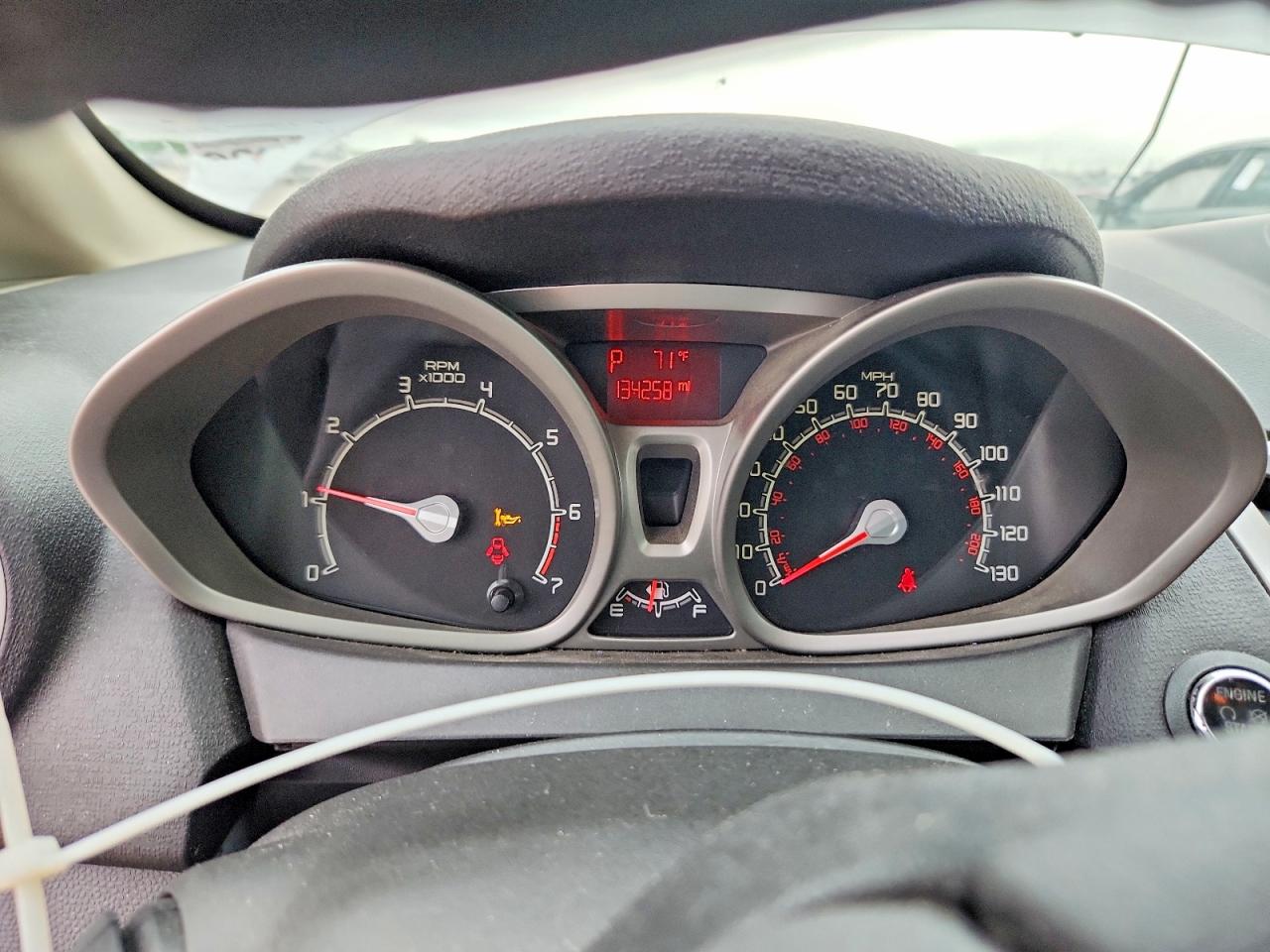 2012 Ford Fiesta Sel White vin: 3FADP4CJ7CM150610