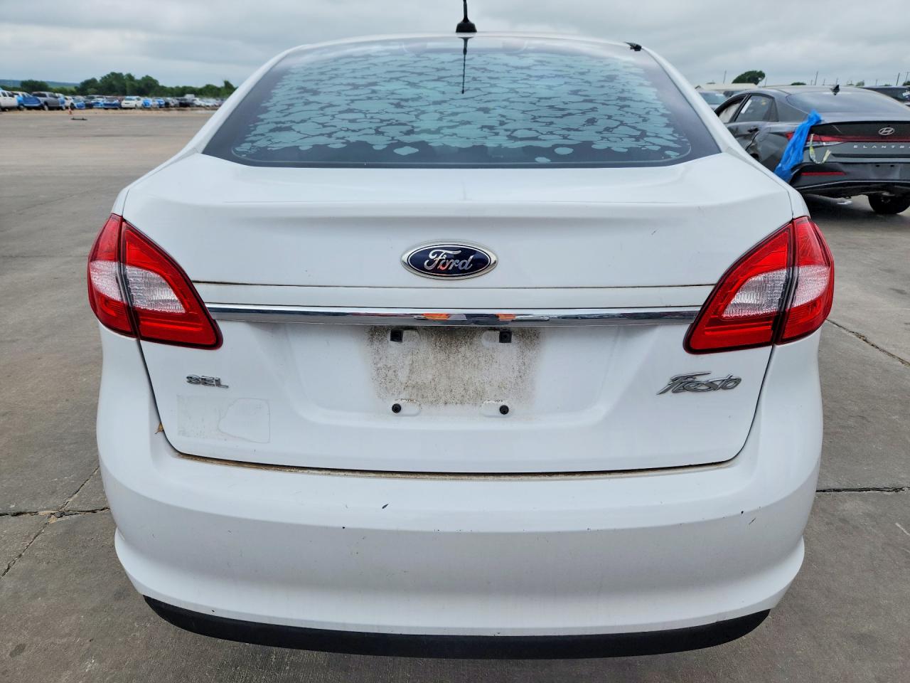 2012 Ford Fiesta Sel White vin: 3FADP4CJ7CM150610