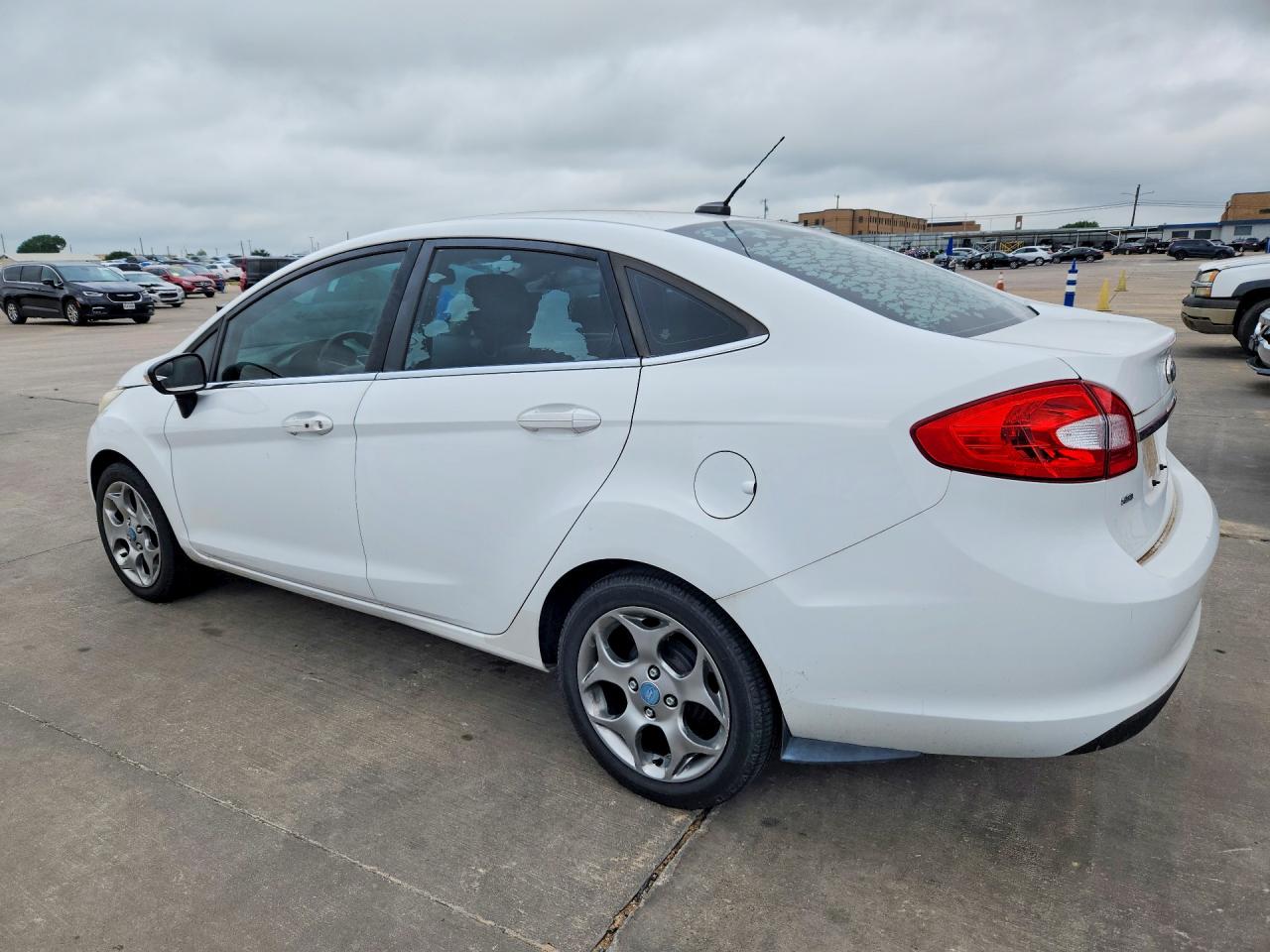 2012 Ford Fiesta Sel White vin: 3FADP4CJ7CM150610