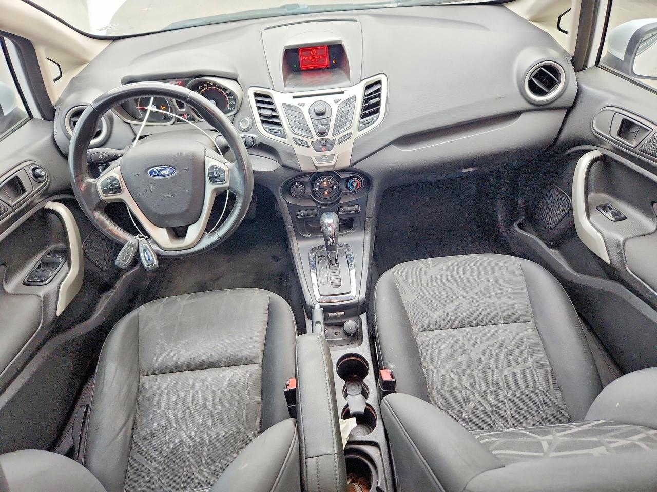 2012 Ford Fiesta Sel White vin: 3FADP4CJ7CM150610