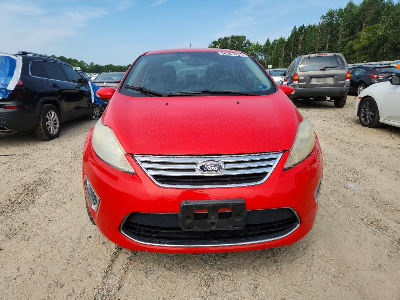 2012 Ford Fiesta Sel Red vin: 3FADP4CJ7CM195031
