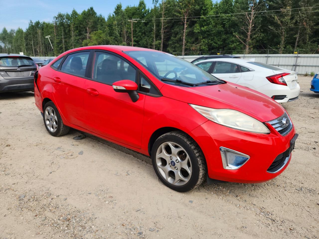 2012 Ford Fiesta Sel Red vin: 3FADP4CJ7CM195031