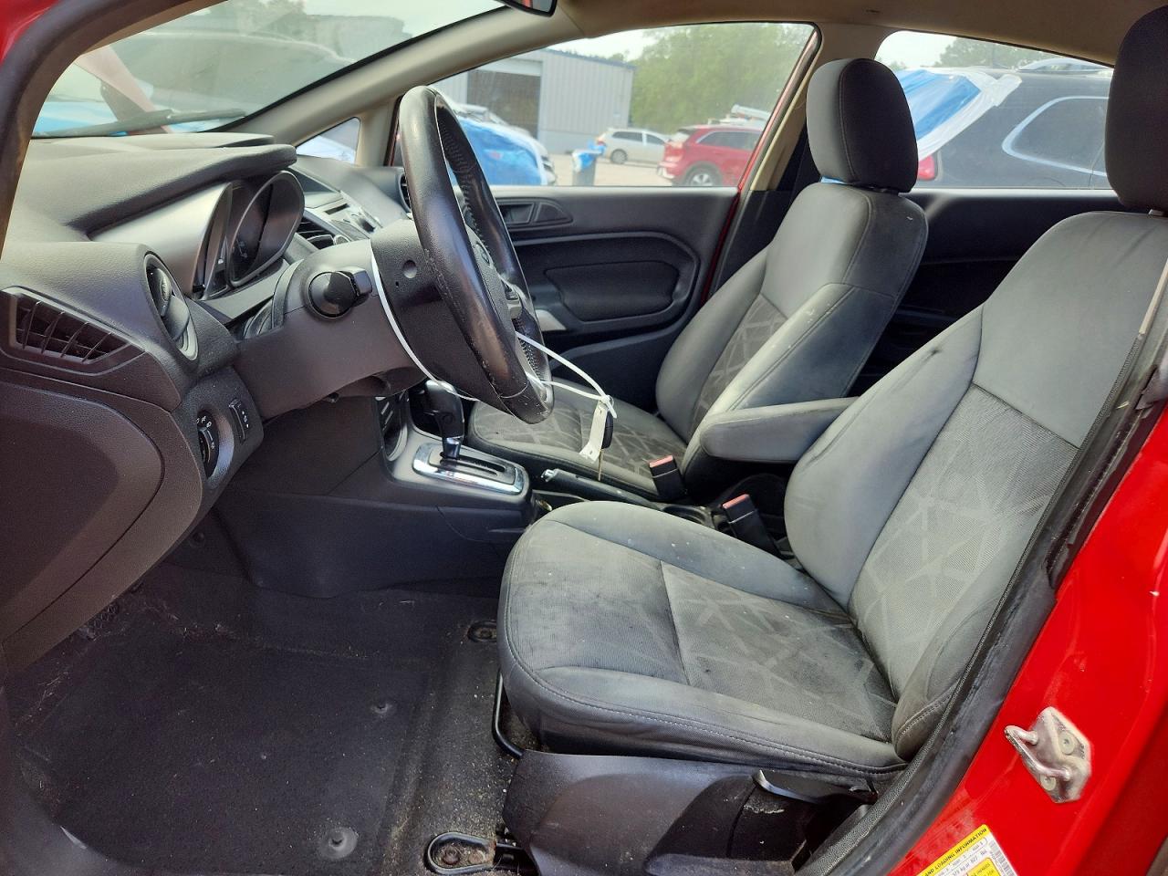 2012 Ford Fiesta Sel Red vin: 3FADP4CJ7CM195031