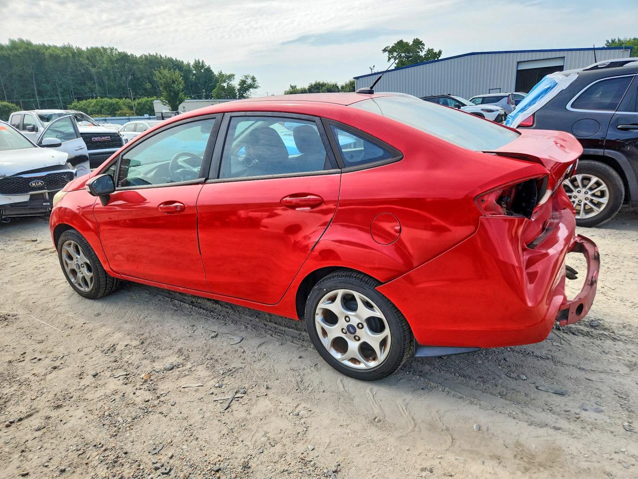 2012 Ford Fiesta Sel Red vin: 3FADP4CJ7CM195031
