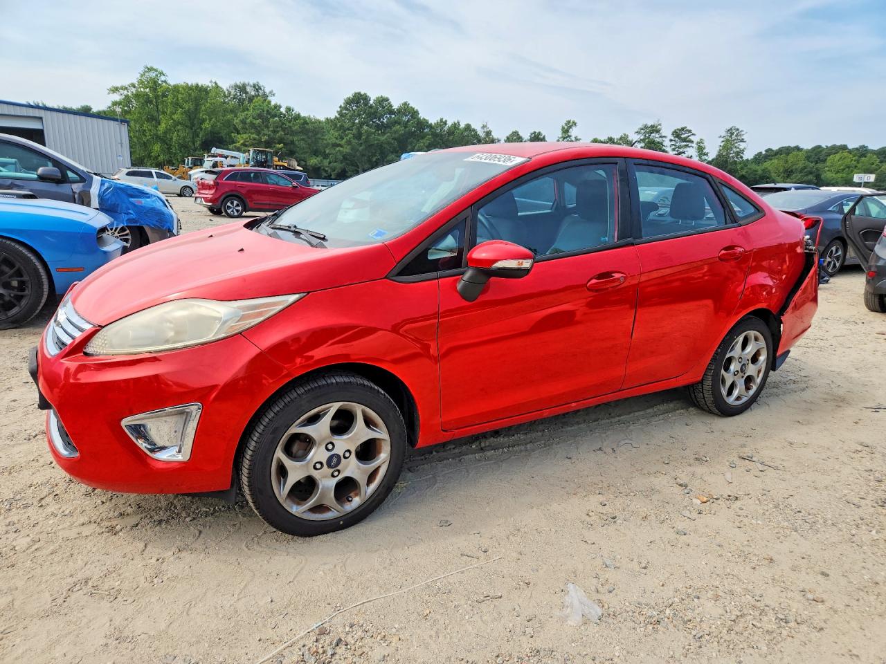 2012 Ford Fiesta Sel Red vin: 3FADP4CJ7CM195031