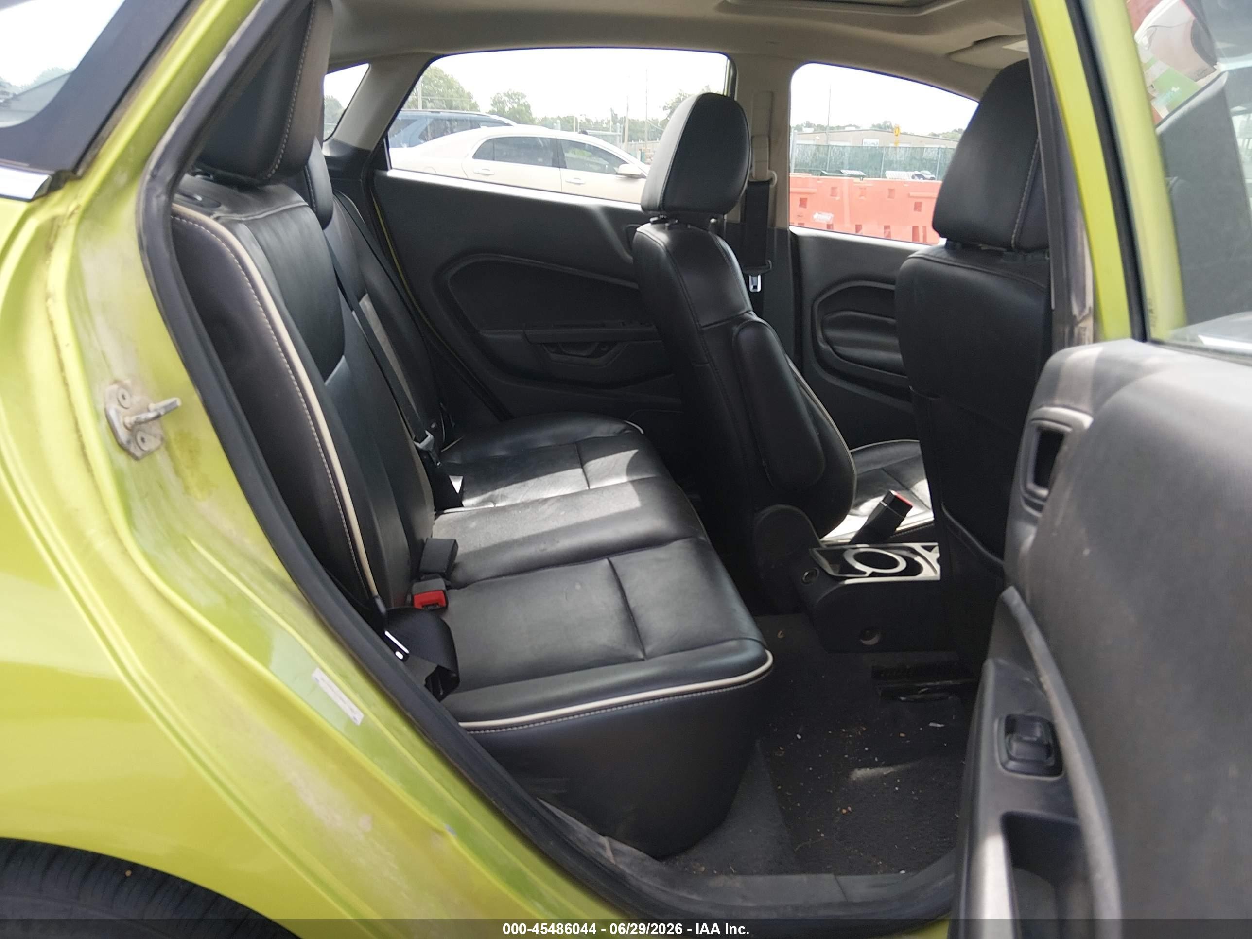 2012 Ford Fiesta Sel Зеленый vin: 3FADP4CJ7CM219814