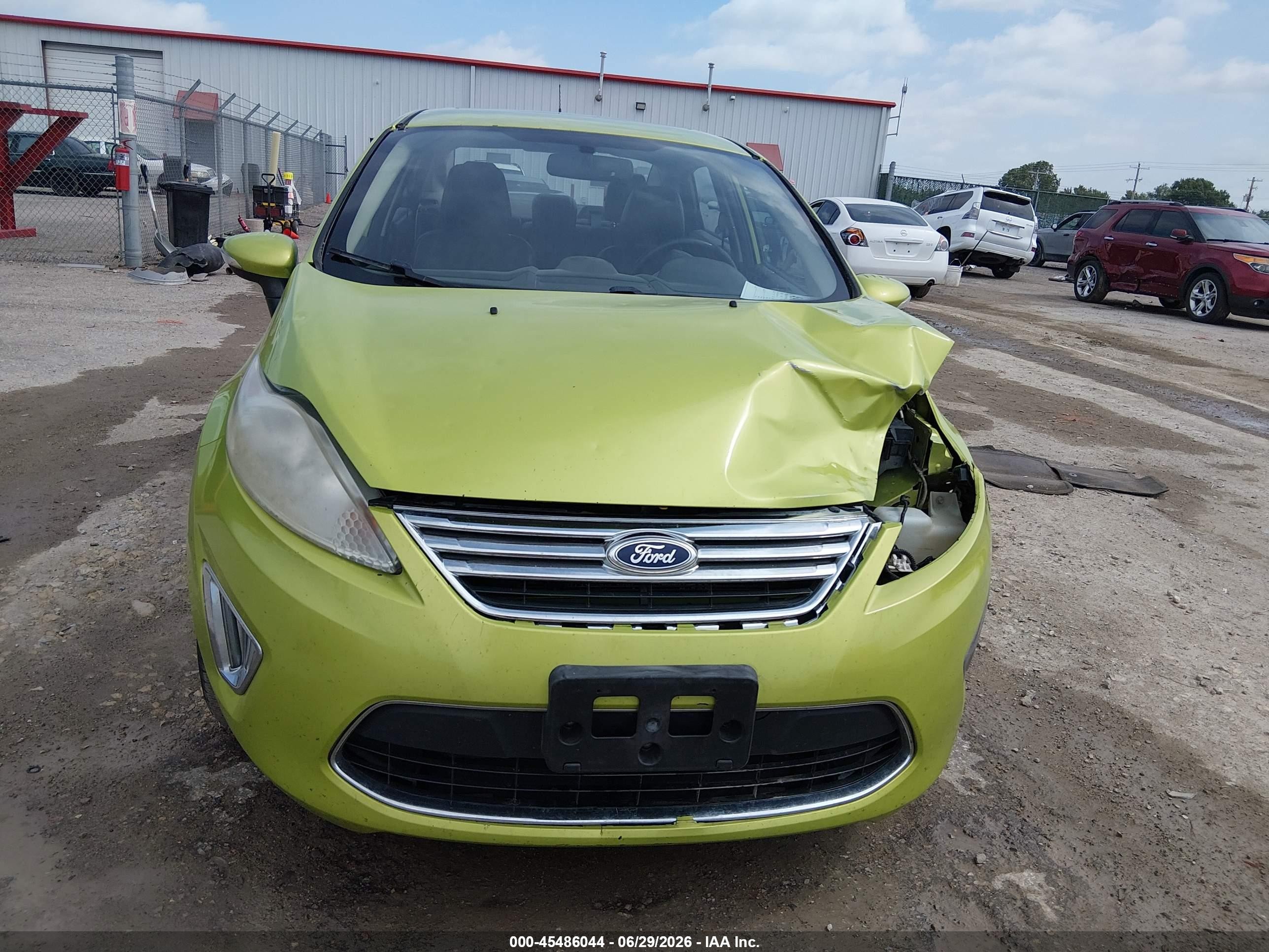 2012 Ford Fiesta Sel Зеленый vin: 3FADP4CJ7CM219814