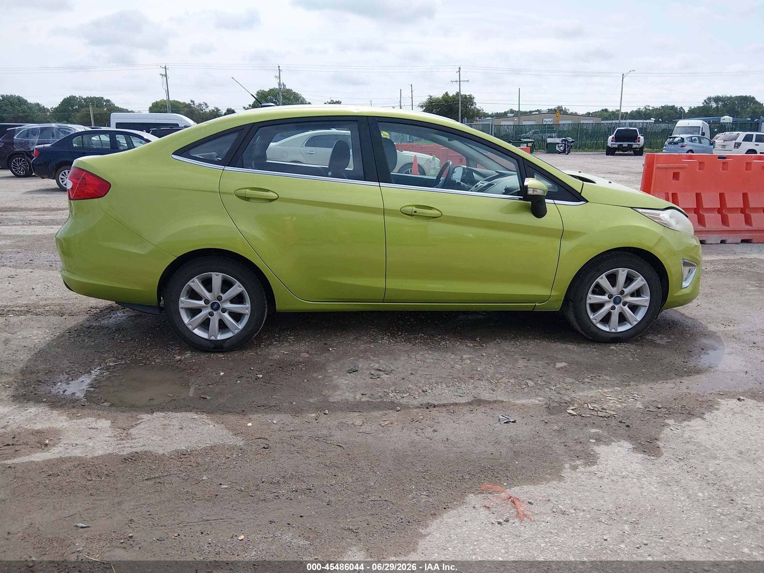2012 Ford Fiesta Sel Зеленый vin: 3FADP4CJ7CM219814