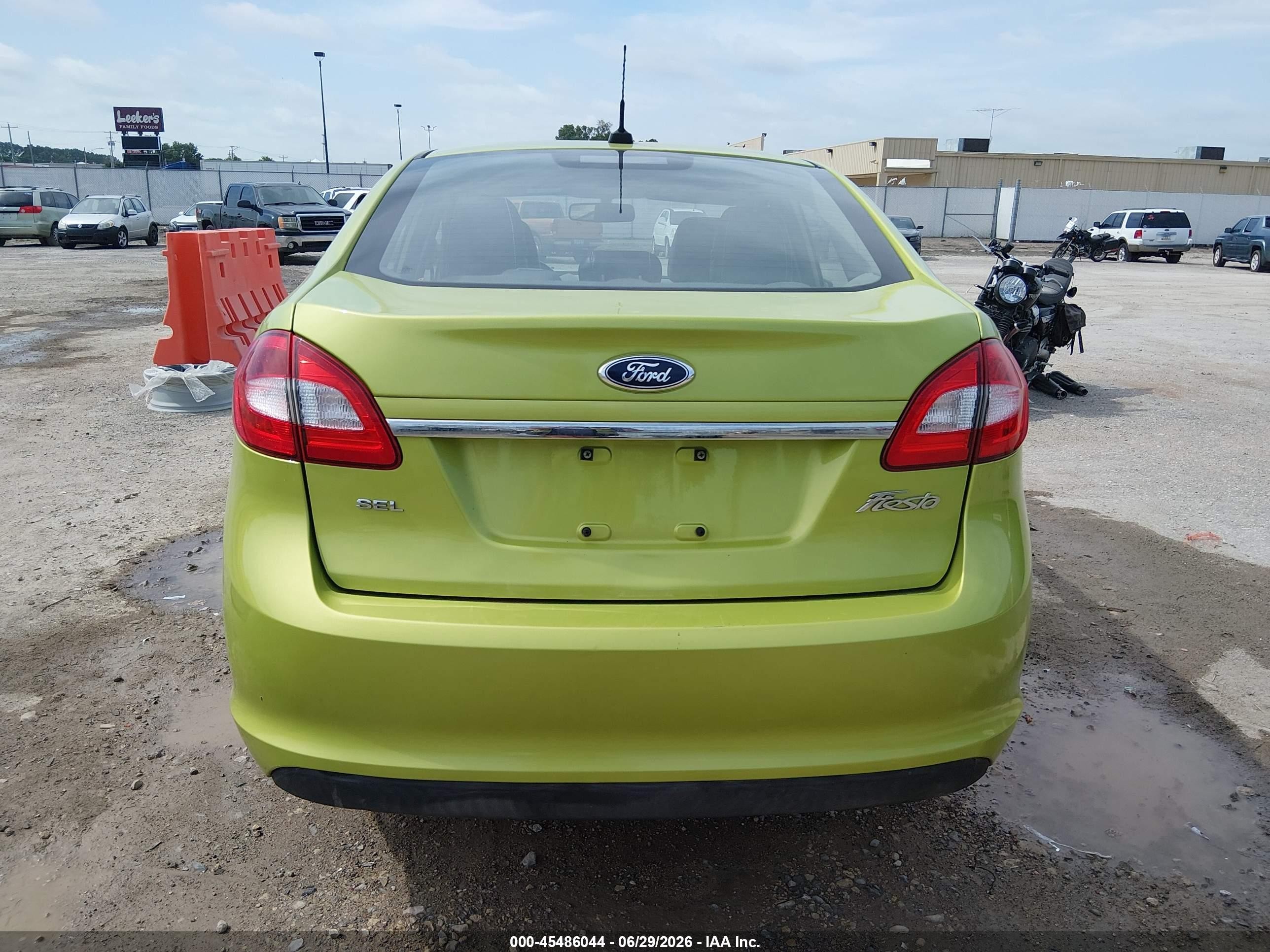 2012 Ford Fiesta Sel Зеленый vin: 3FADP4CJ7CM219814