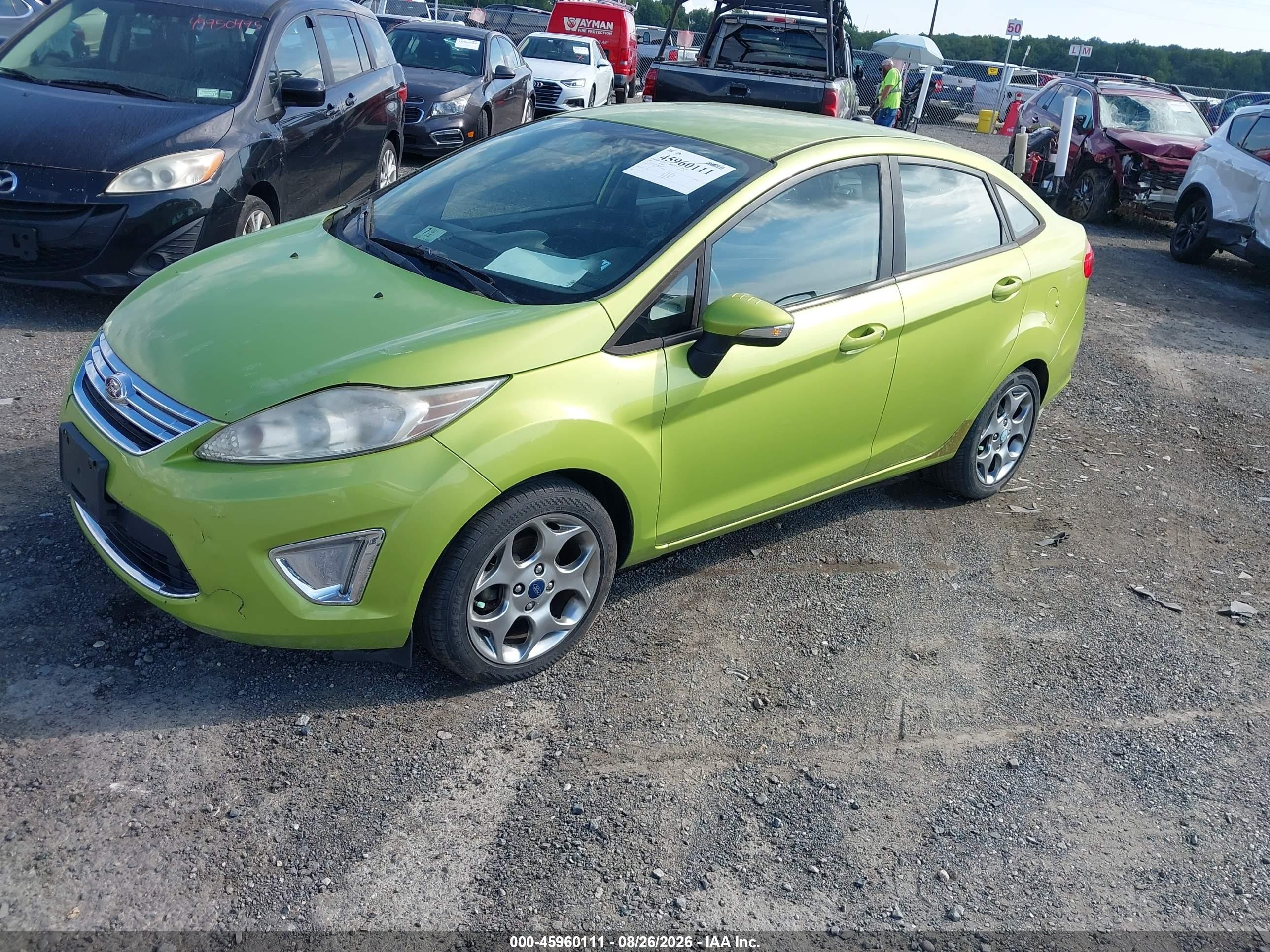 2012 Ford Fiesta Sel Green vin: 3FADP4CJ8CM162877